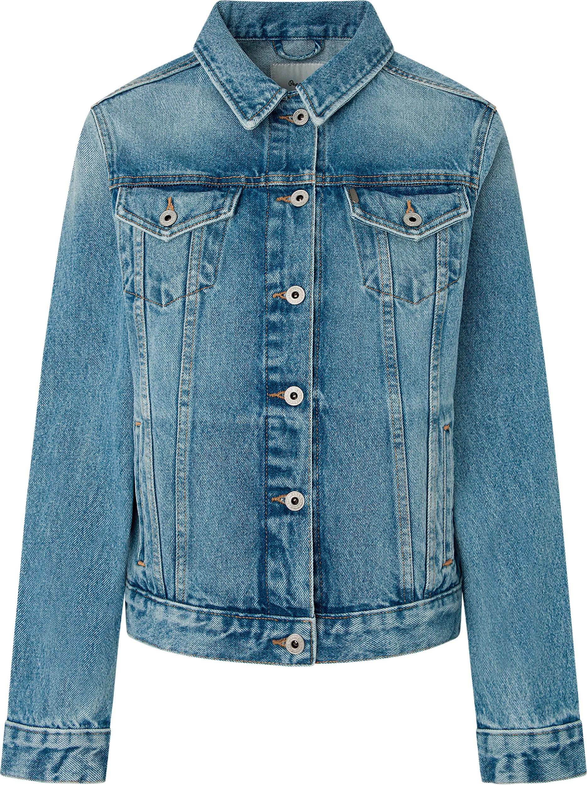 Pepe Jeans jack REGULAR JACKET in authentieke denimkwaliteit