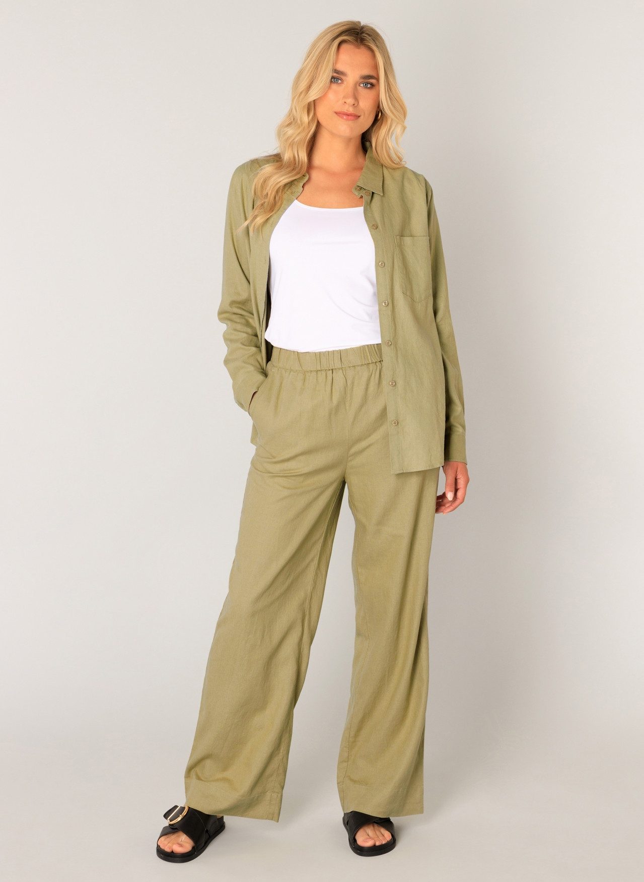 Base Level Linnen broek YUL