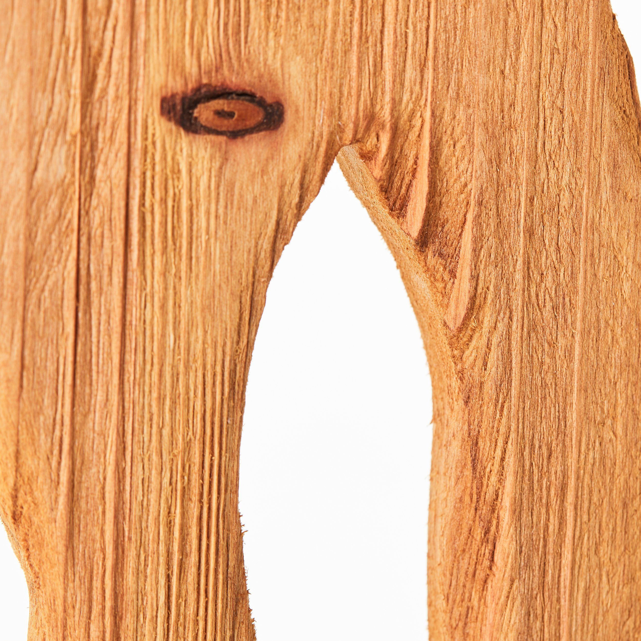 Brilliant Leuchten Led-tafellamp Chaumont Hoogte 50 cm, 940 lm, aluminium/metaal/hout, zwart/hout