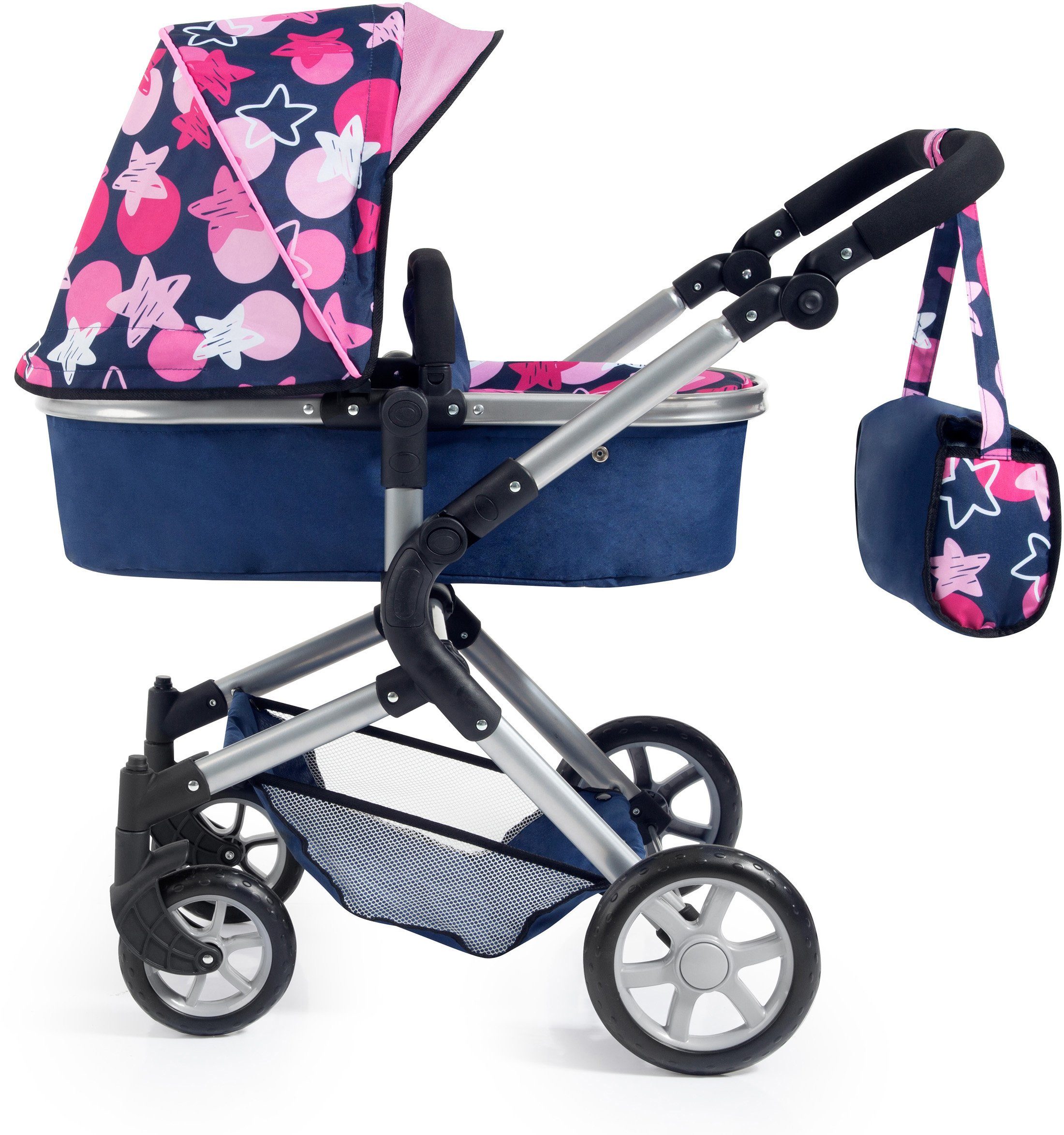 Bayer Combi-poppenwagen City NEO, blauw