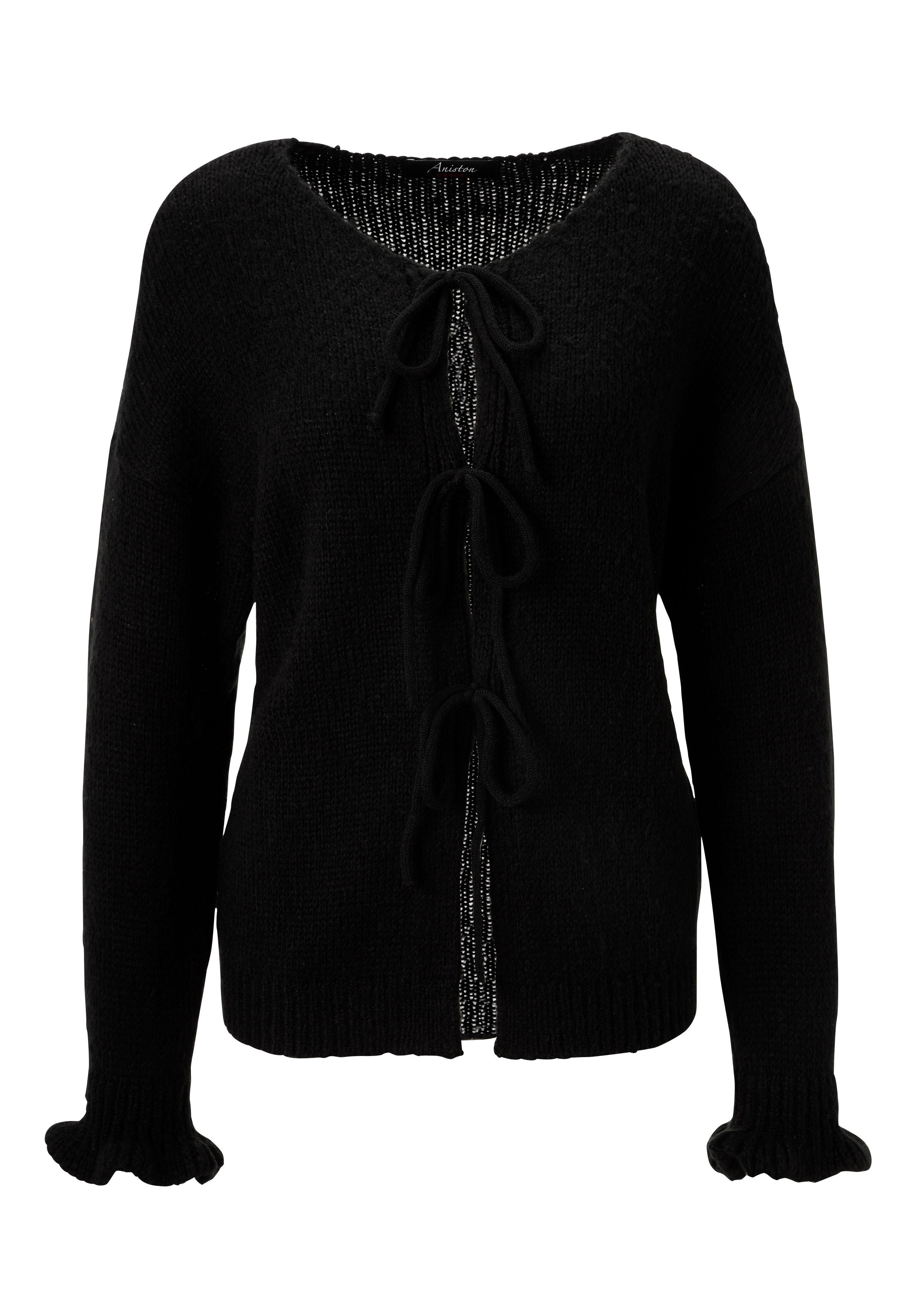 Aniston CASUAL Vest te sluiten met trendy strikbanden - nieuwe collectie