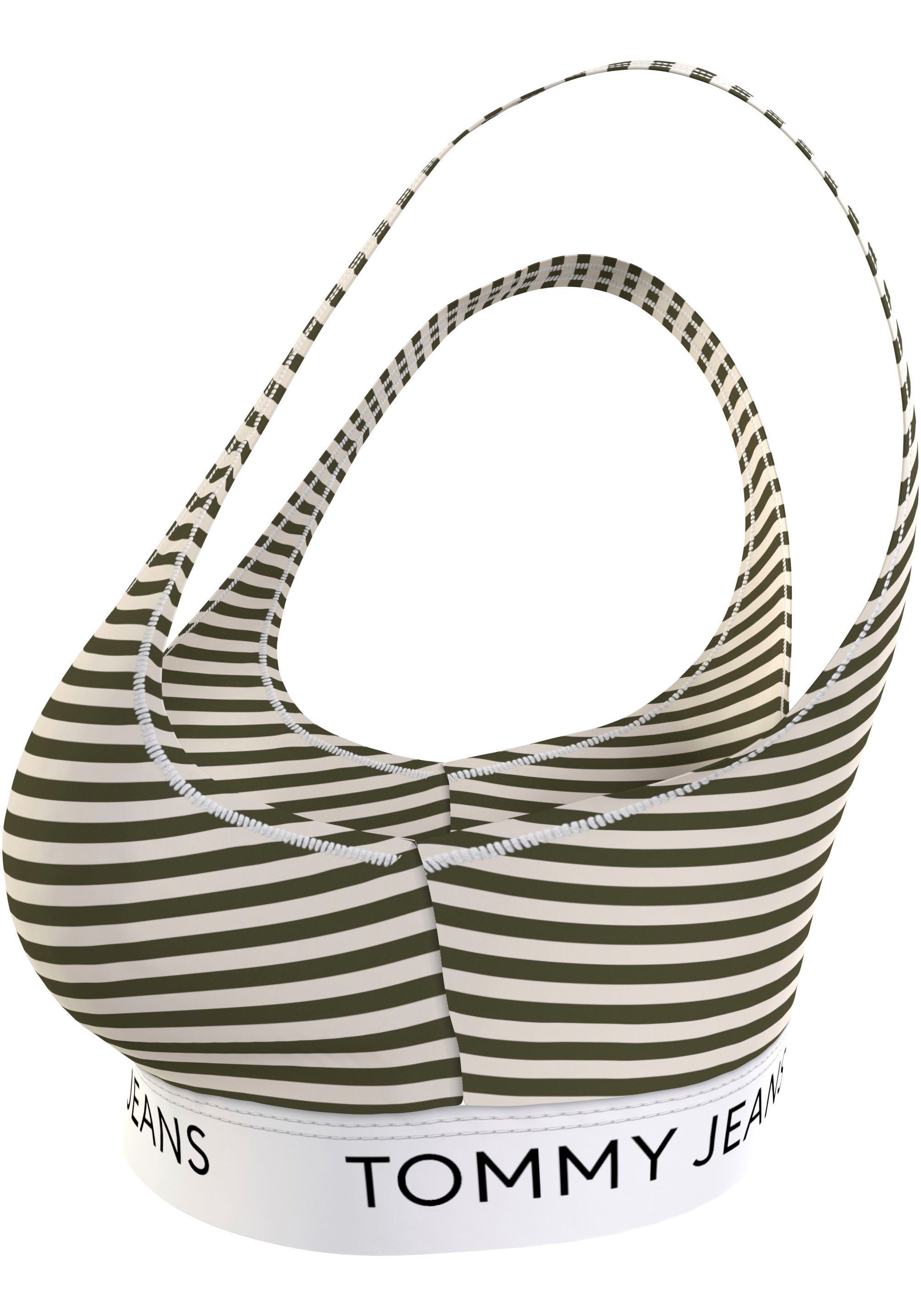 Tommy Hilfiger Underwear Bralette-bh KEYHOLE BRALETTE PRINT in streep dessin, cut-out