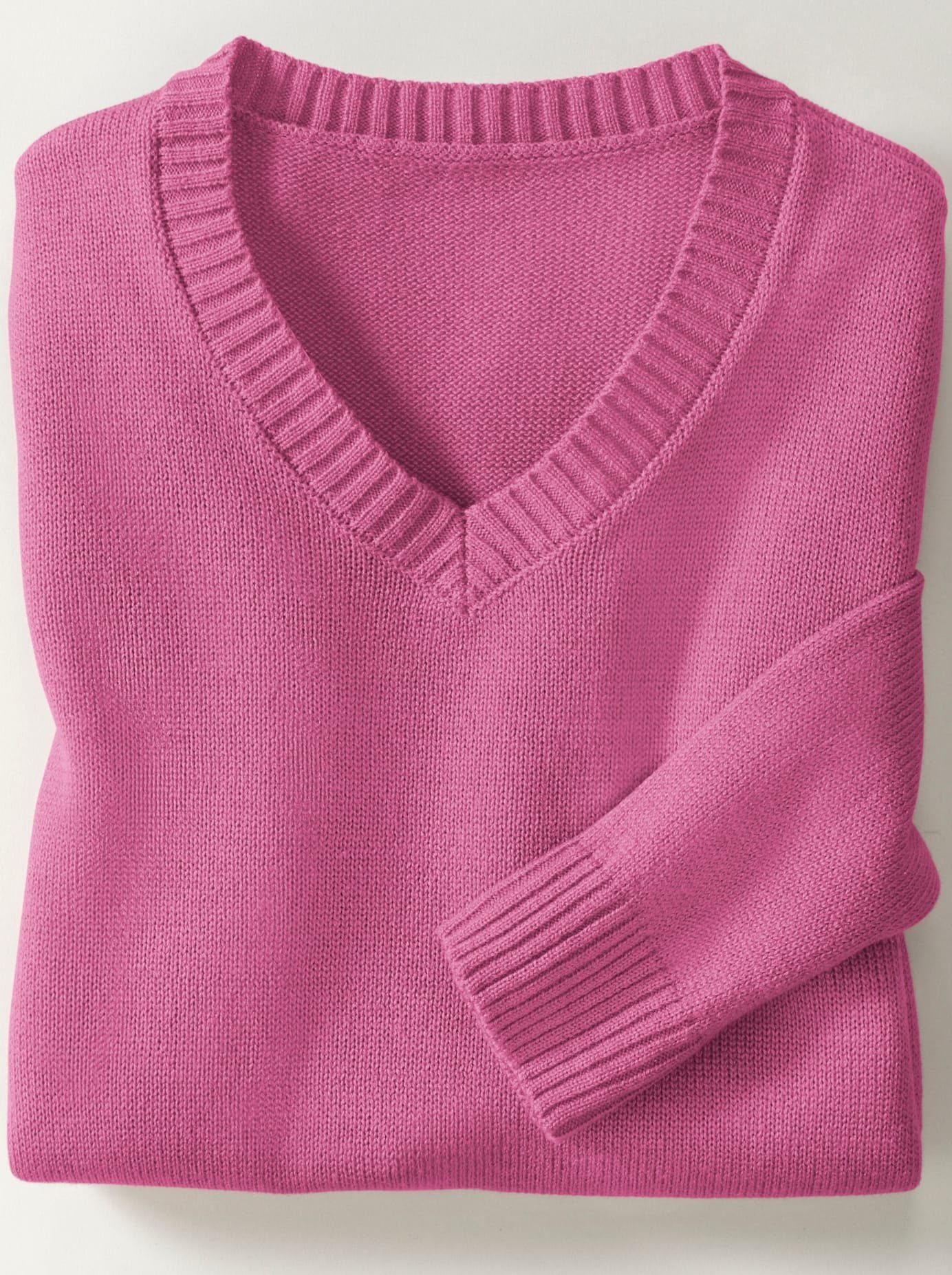 Classic Basics Trui met V-hals Trui