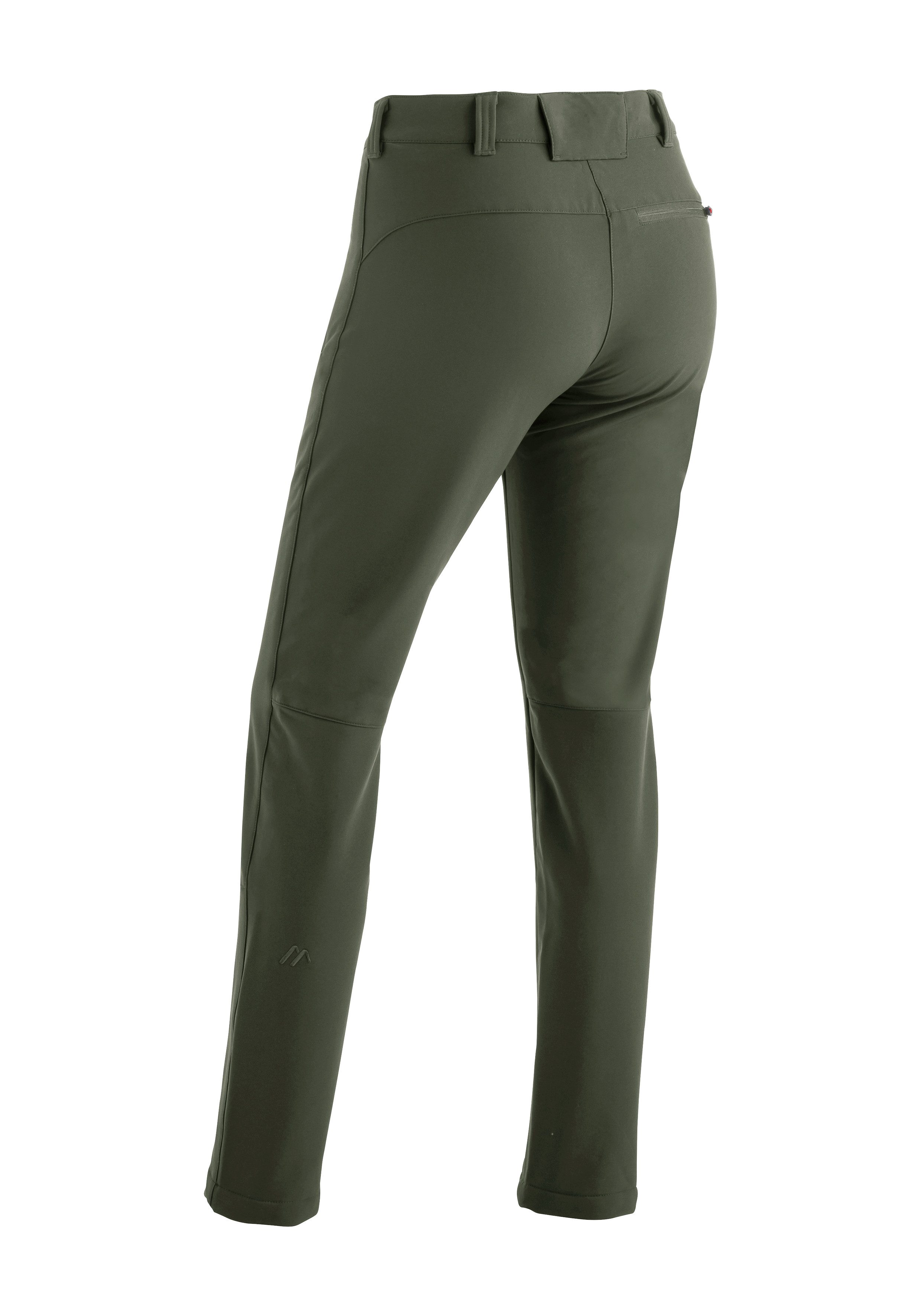 Maier Sports Functionele broek Helga slim warme dames outdoorbroek robuuste wandelbroek slim fit