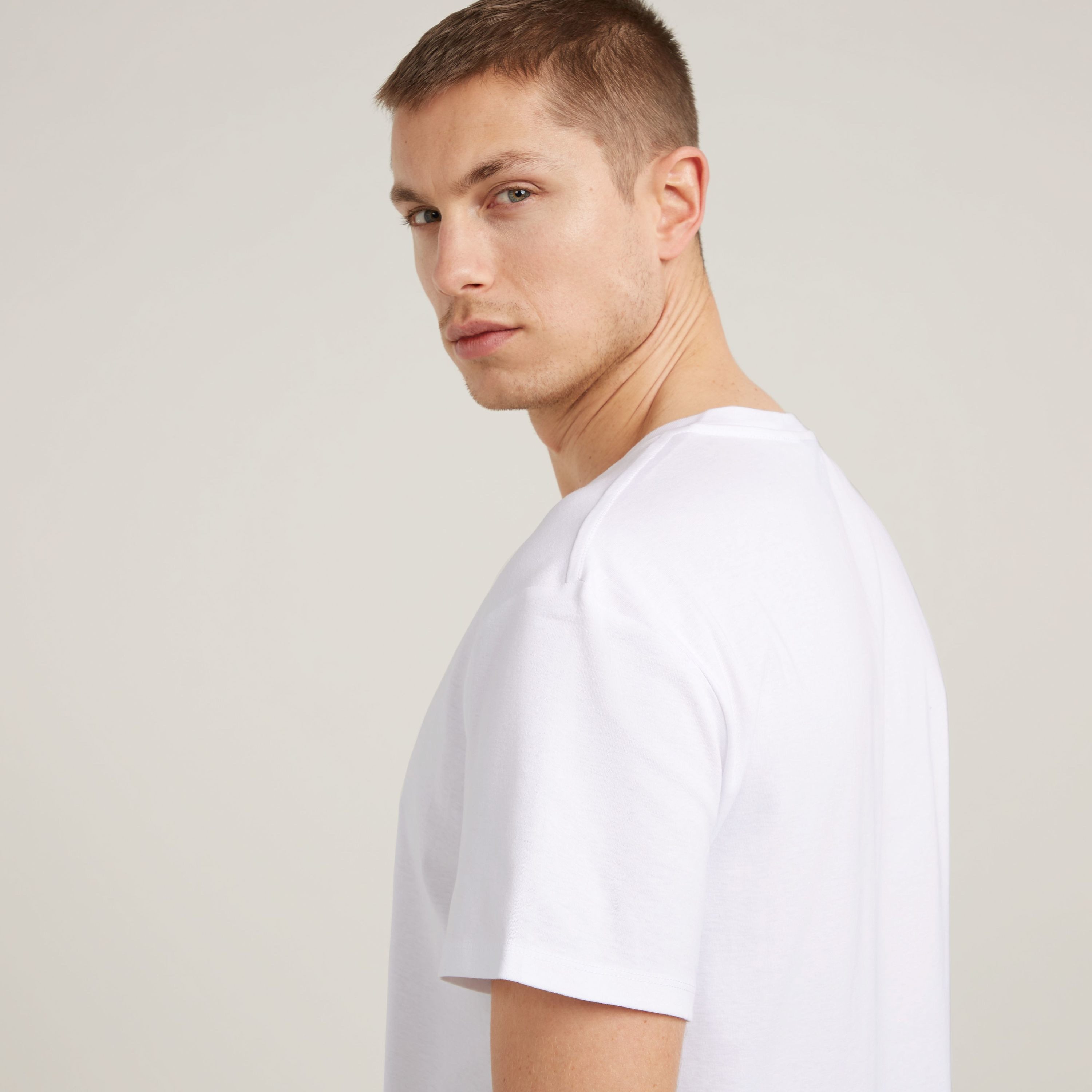 G-Star RAW Shirt met V-hals in tweepack (set, 2-delig)