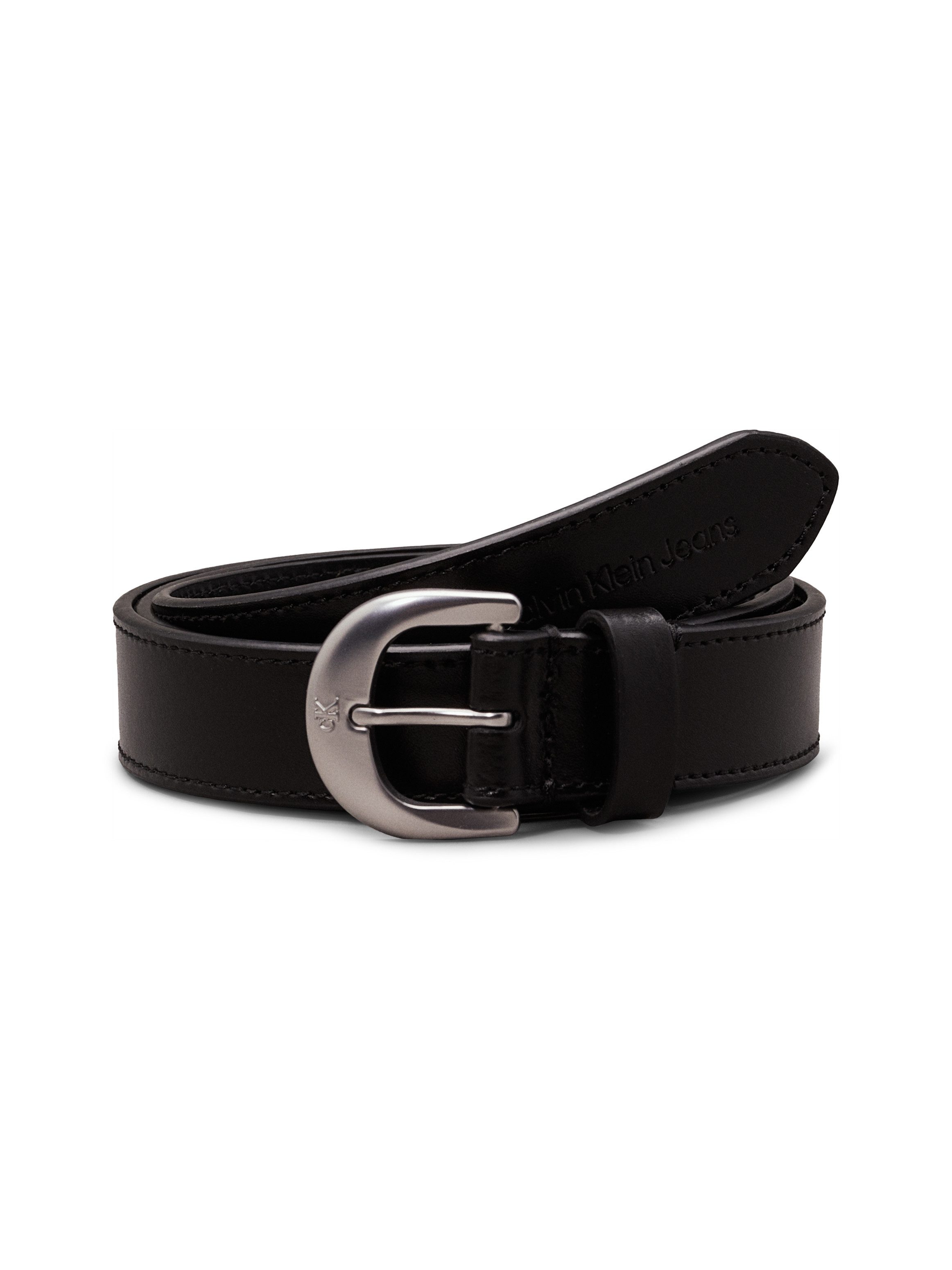 Calvin Klein Leren riem CLASSIC ROUND LTHR BELT 25MM