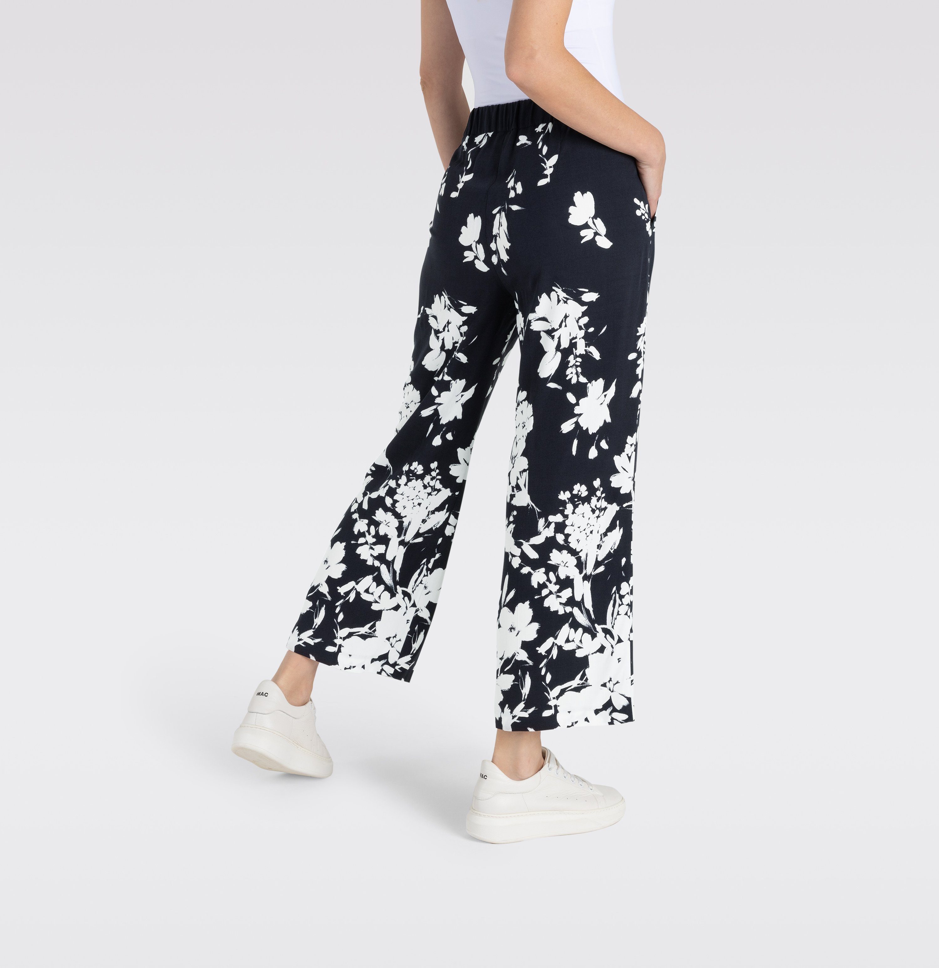 MAC 3/4 broek Chiara Cropped met wijde, rechte pijp