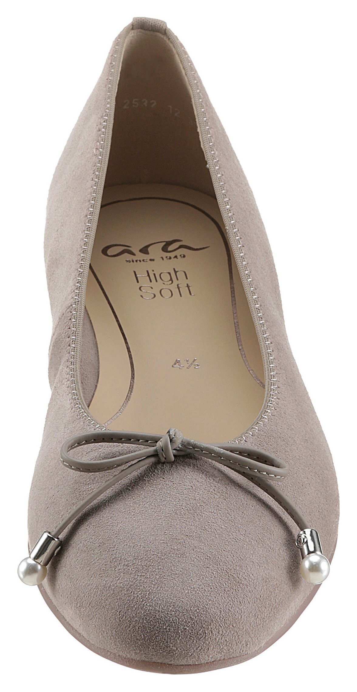 Ara Ballerina's SARDINIA Loafer, feestdagsschoen, zakelijke schoen met elegante strik