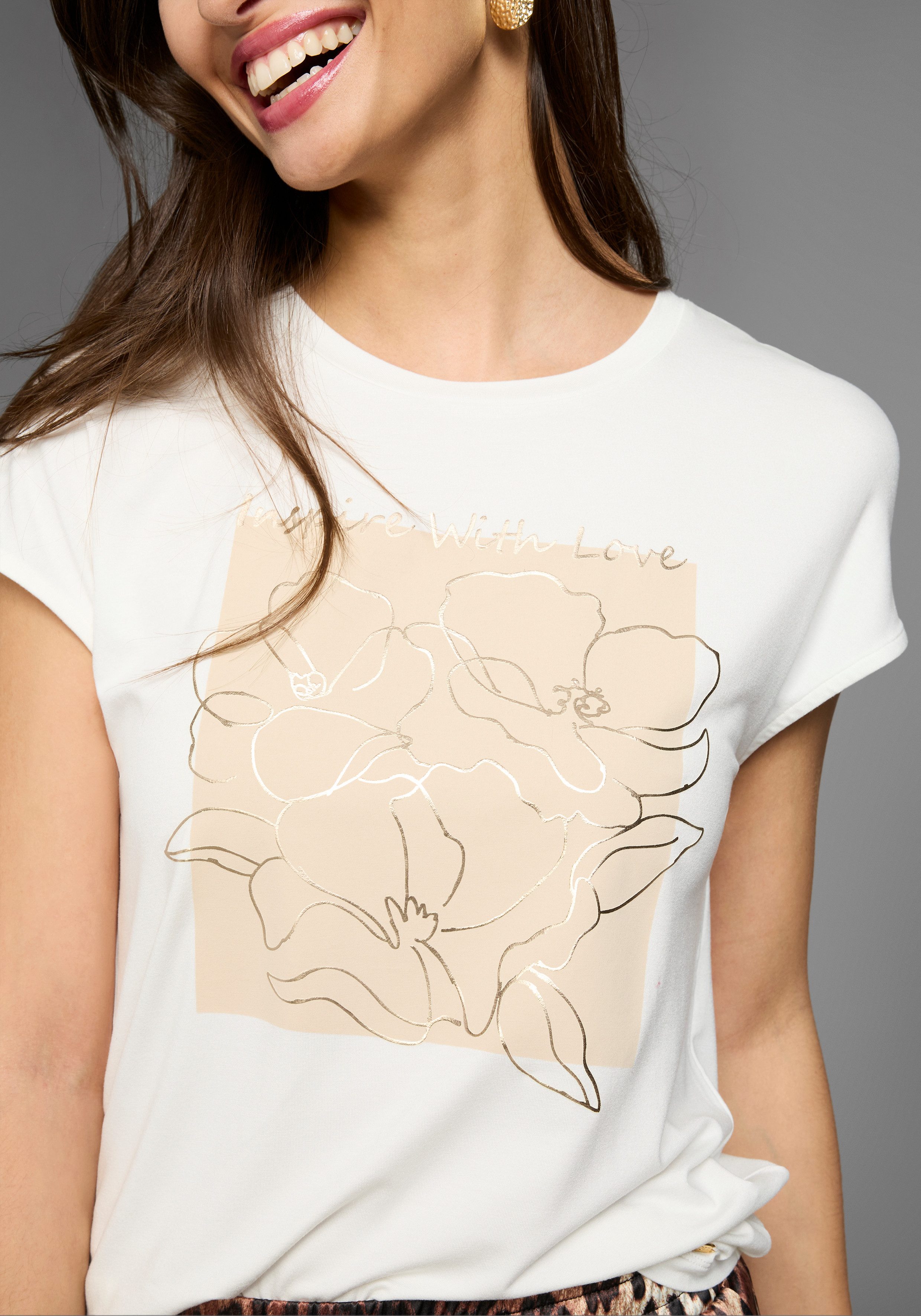 Laura Scott T-shirt met frontprint