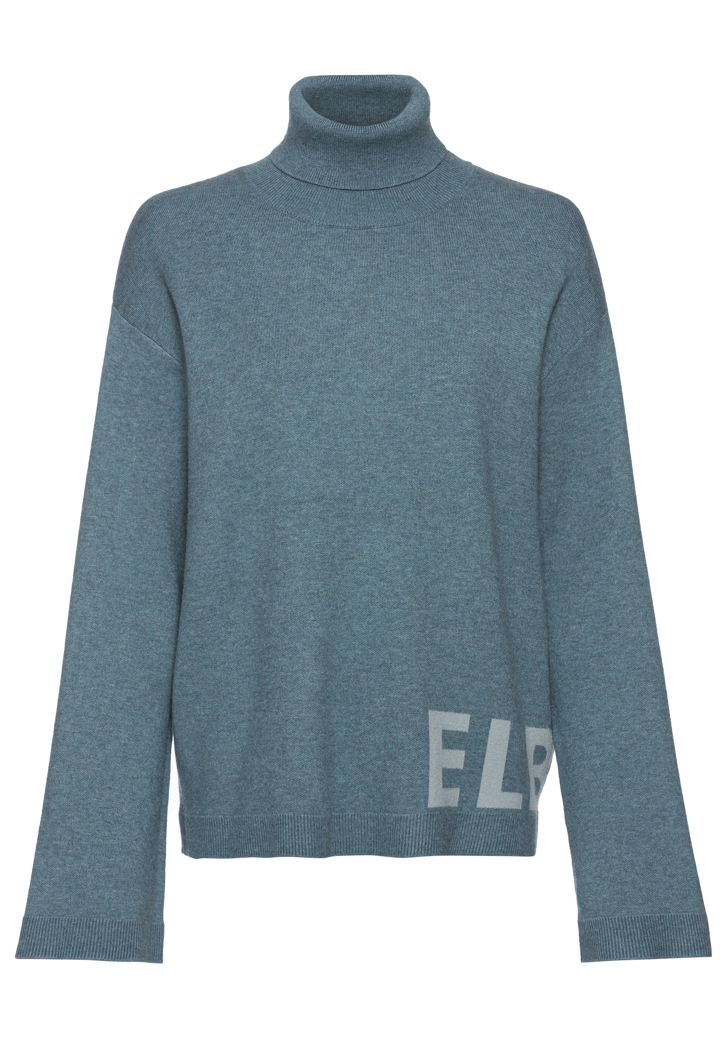Elbsand Sweater Coltrui van hoogwaardige brei loungewear