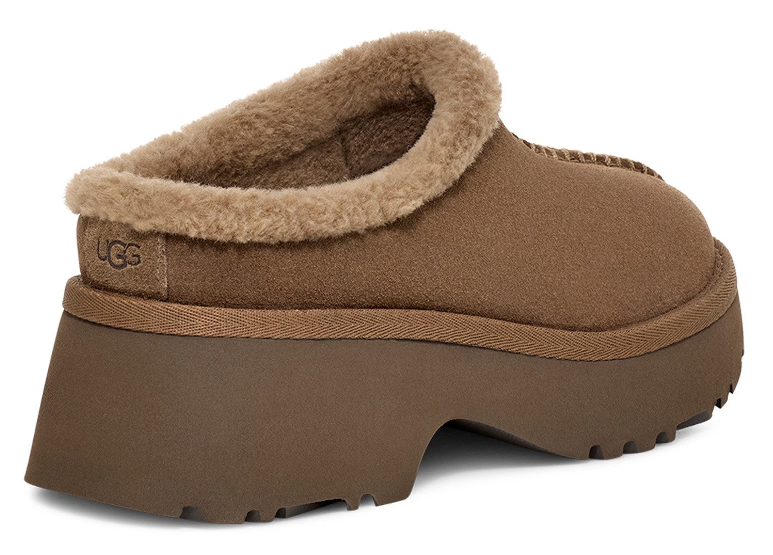 UGG Clogs NEW HEIGHTS COZY CLOG mule, flats, pantolette, plateau schoen met gepolsterde voetbed