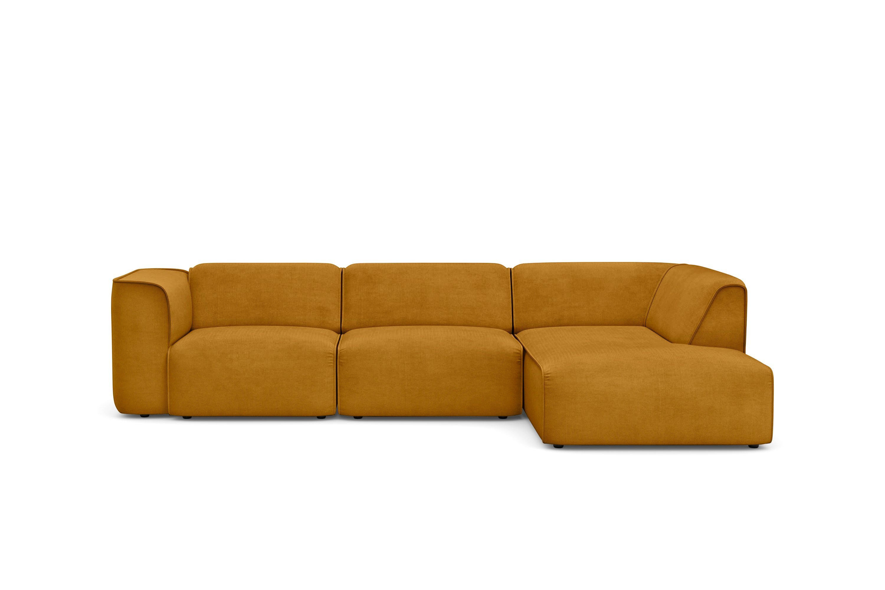 RAUM.ID Hoekbank Merid L-vorm, altijd uitbreidbaar met modules, B/D/H: 295/162/70 cm