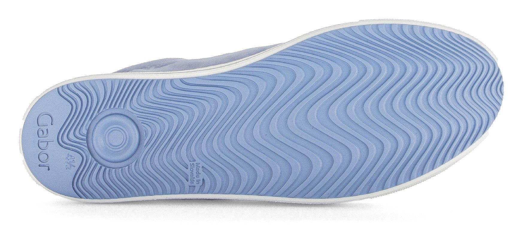 Gabor Plateausneakers Florence , veterschoenen, lage schoen met contraststiksels op de hiel, g-breedte