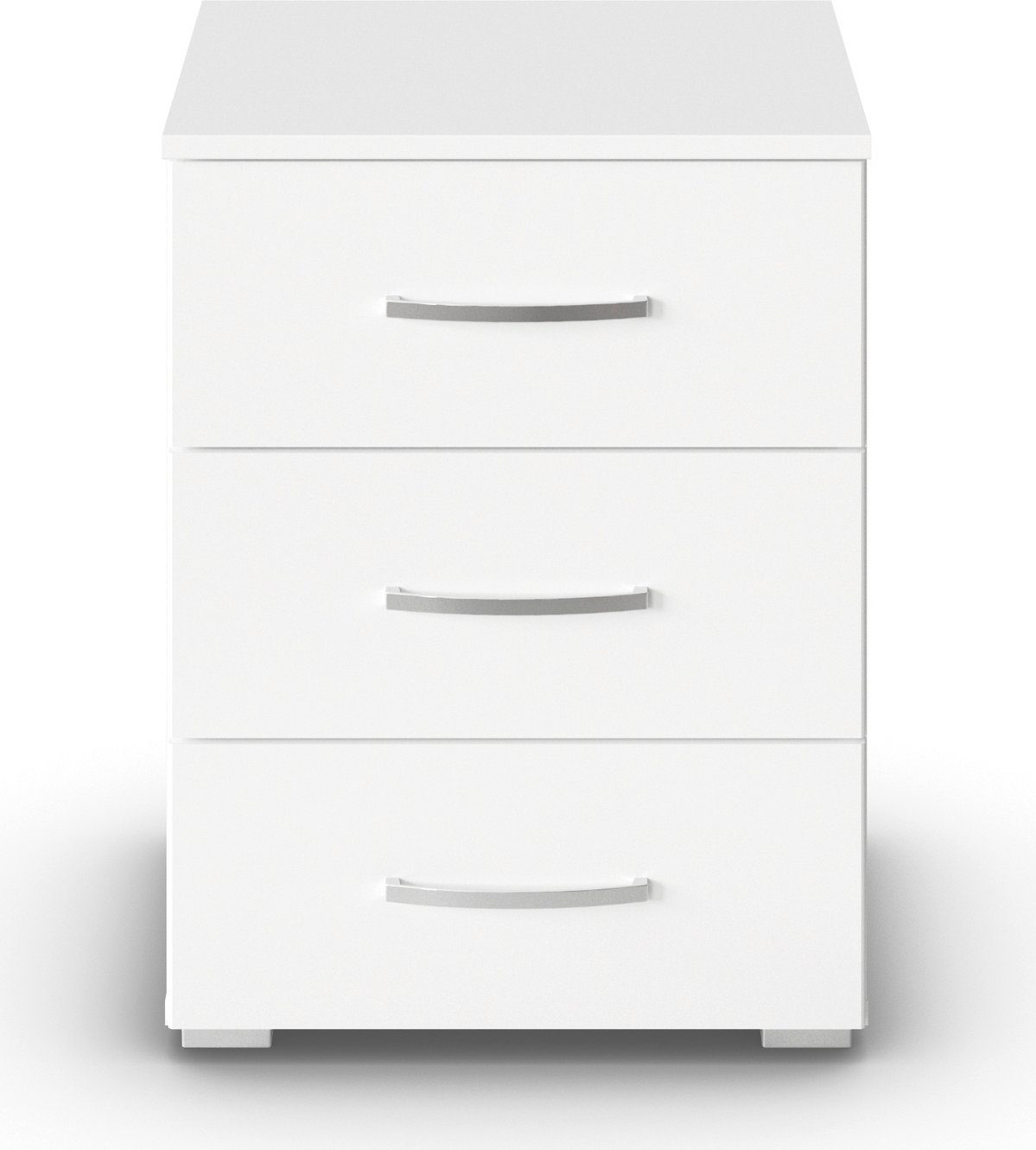 rauch Nachtkastje Pure by Aditio in minimalistisch ontwerp, 3 lades met softclose-functie