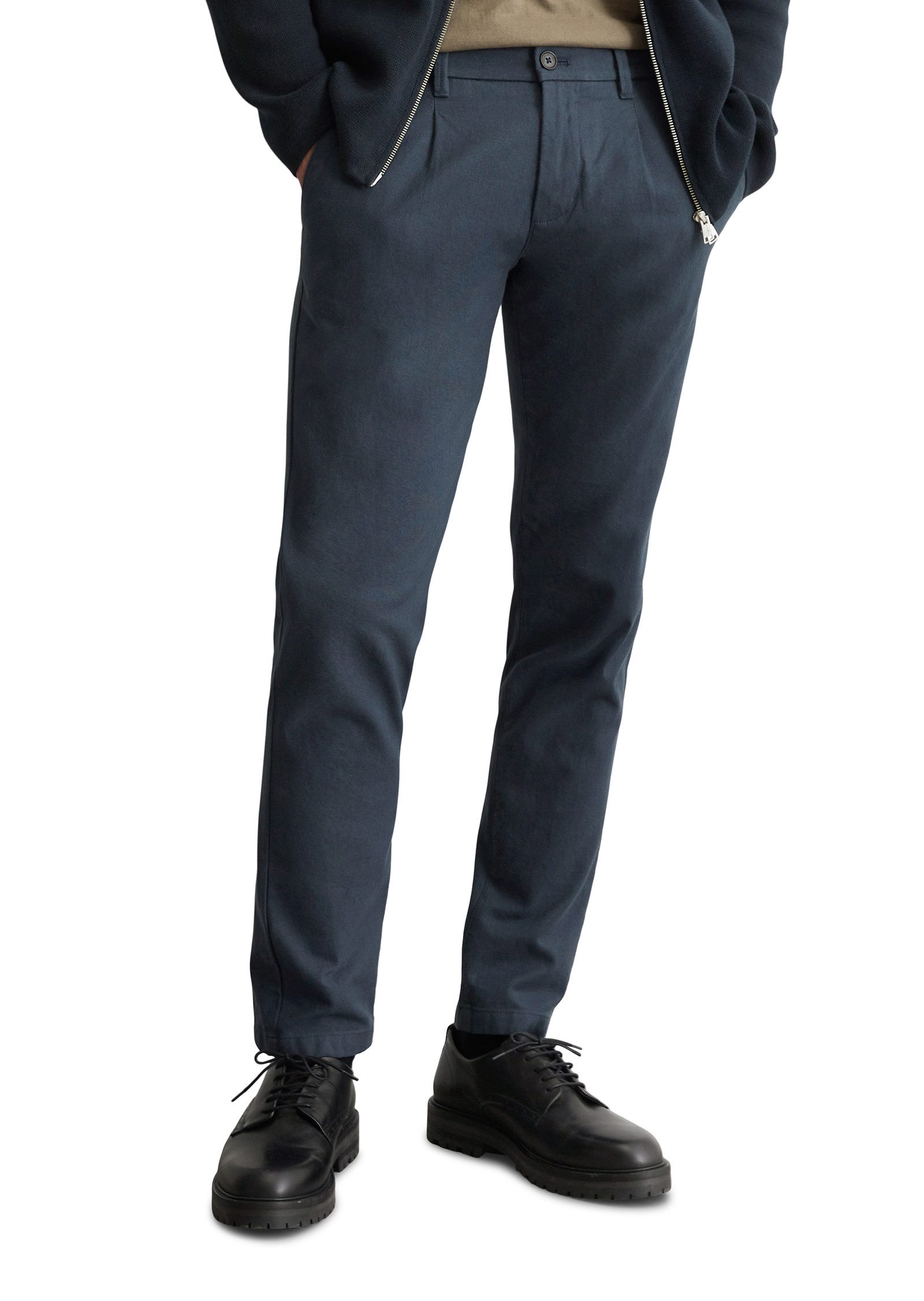 Marc O'Polo Capuchonvest met tweewegrits