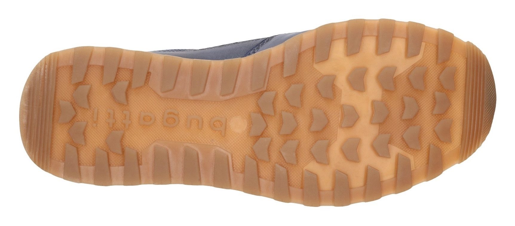 Bugatti Sneakers vrijetijdsschoen, lage schoen, veterschoen met contrast bies