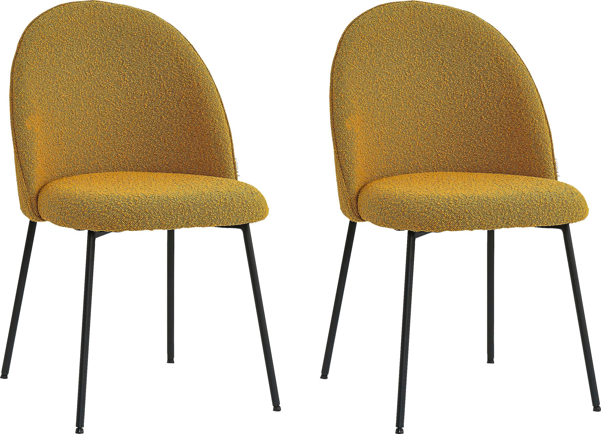TOM TAILOR HOME Stoel met afgeronde rugleuning (set, 2 stuks)