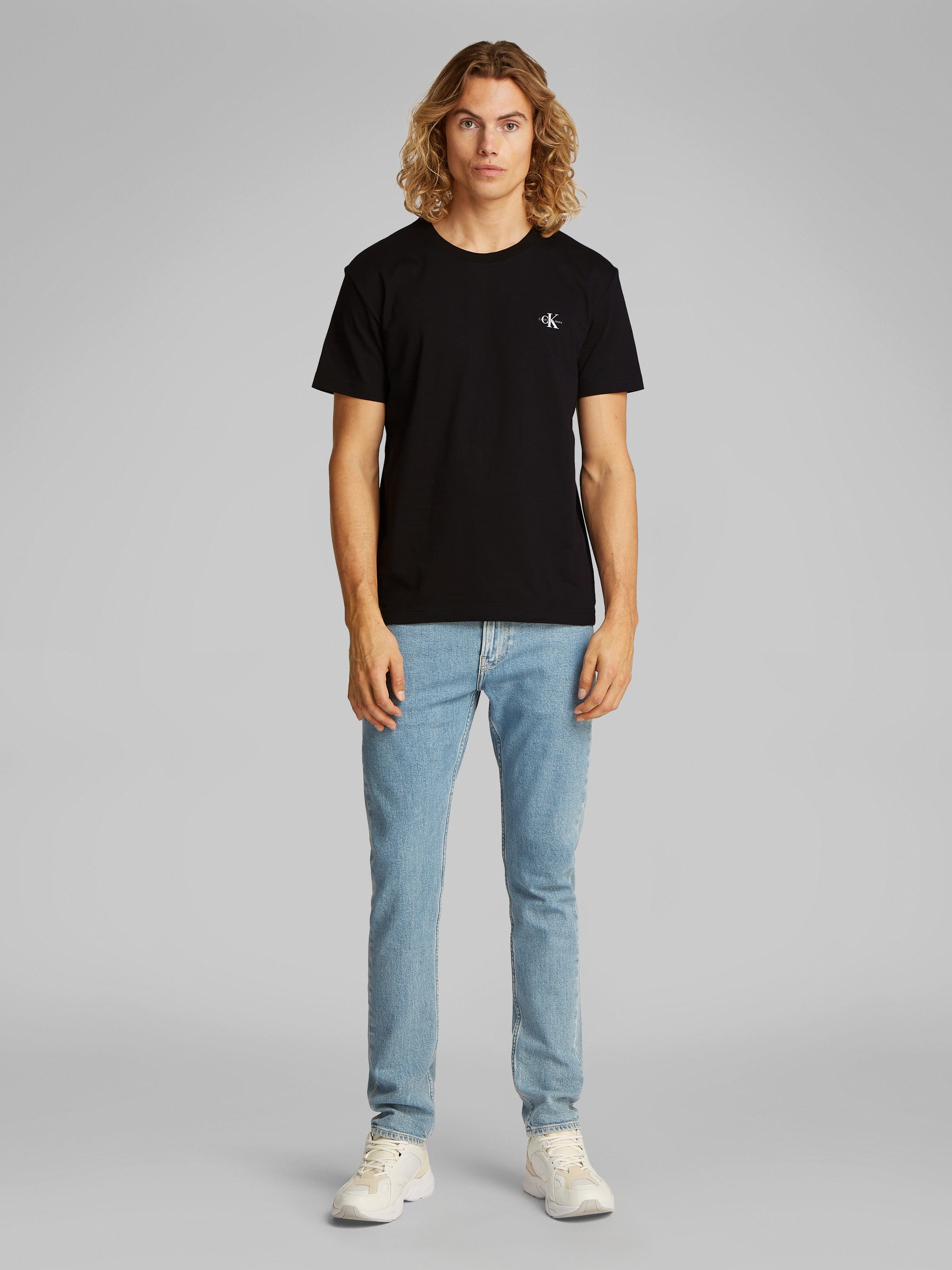 Calvin Klein T-shirt 2 PACK MONOLOGO (Set van 2)