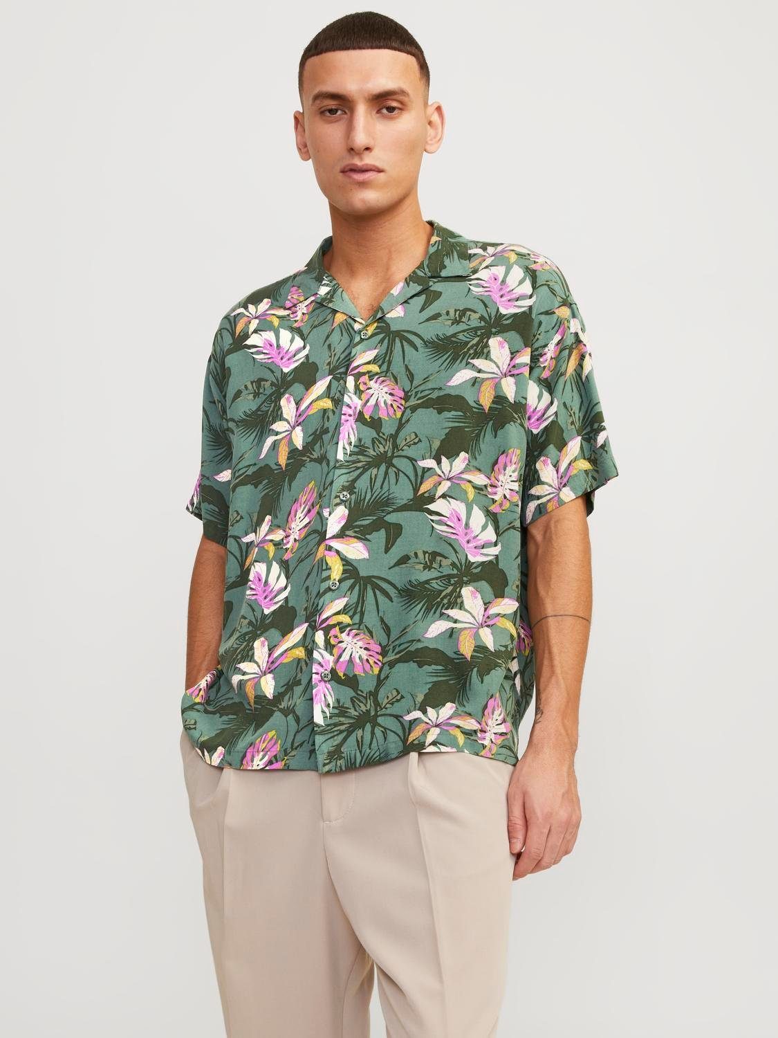 Jack & Jones Hawaï-overhemd JORLUKE TAMPA AOP SHIRT SS SN