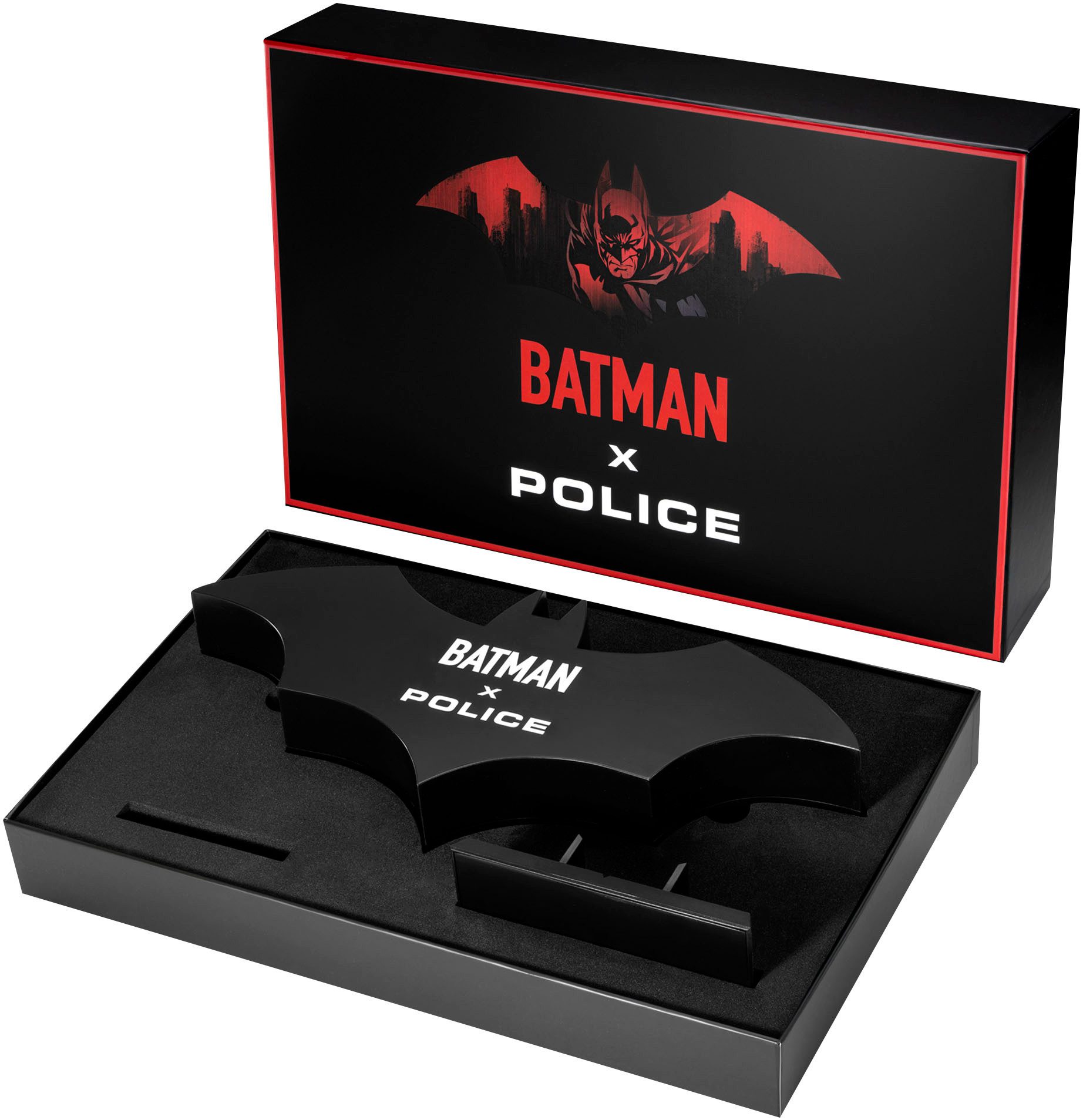Police Kwartshorloge BATMAN DARK SIDE Armbandhorloge, herenhorloge, siliconen armband, analoog, datum