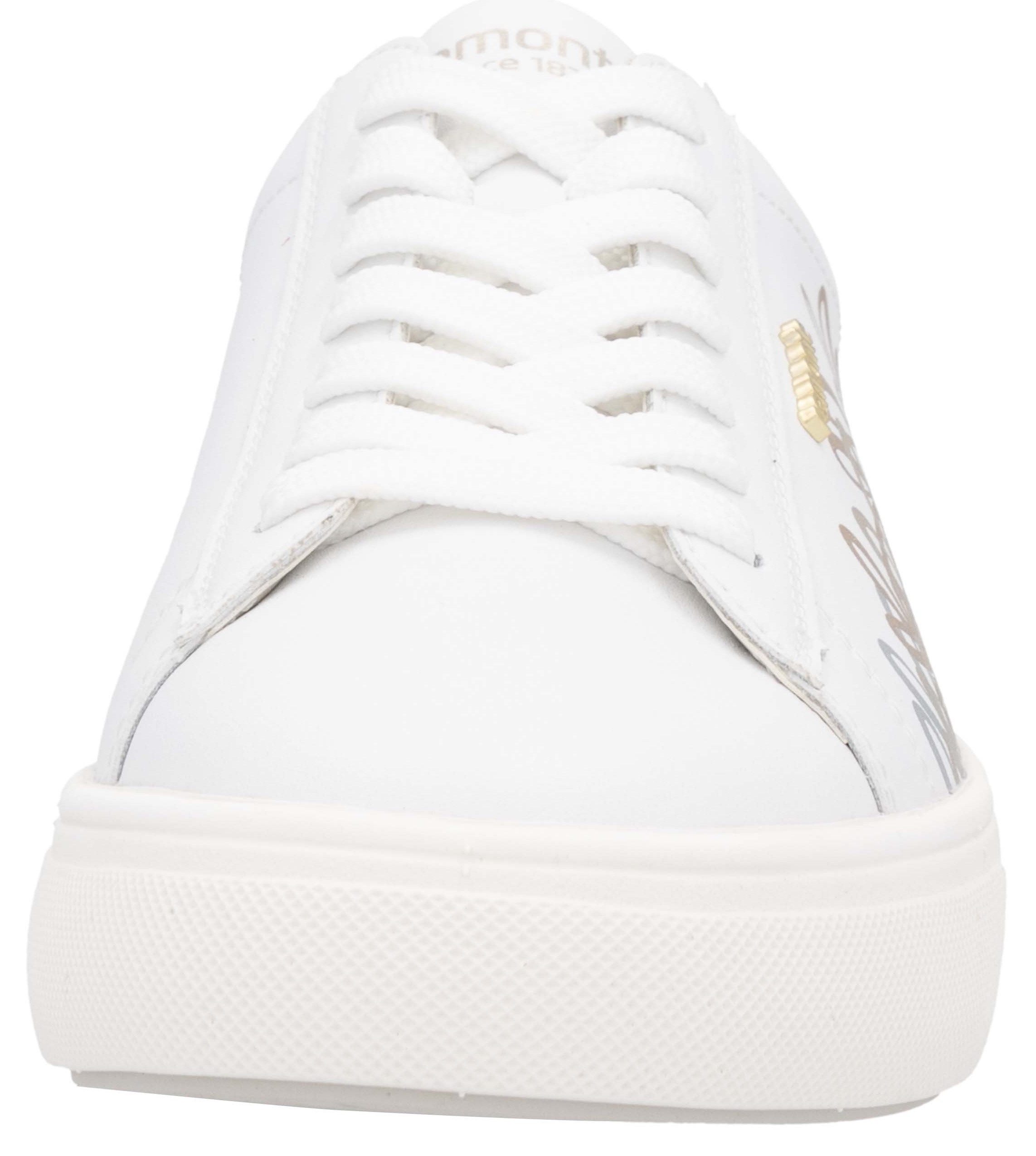 Remonte Plateausneakers , veterschoen, vrijetijdsschoen, lage schoen met contrastafwerking
