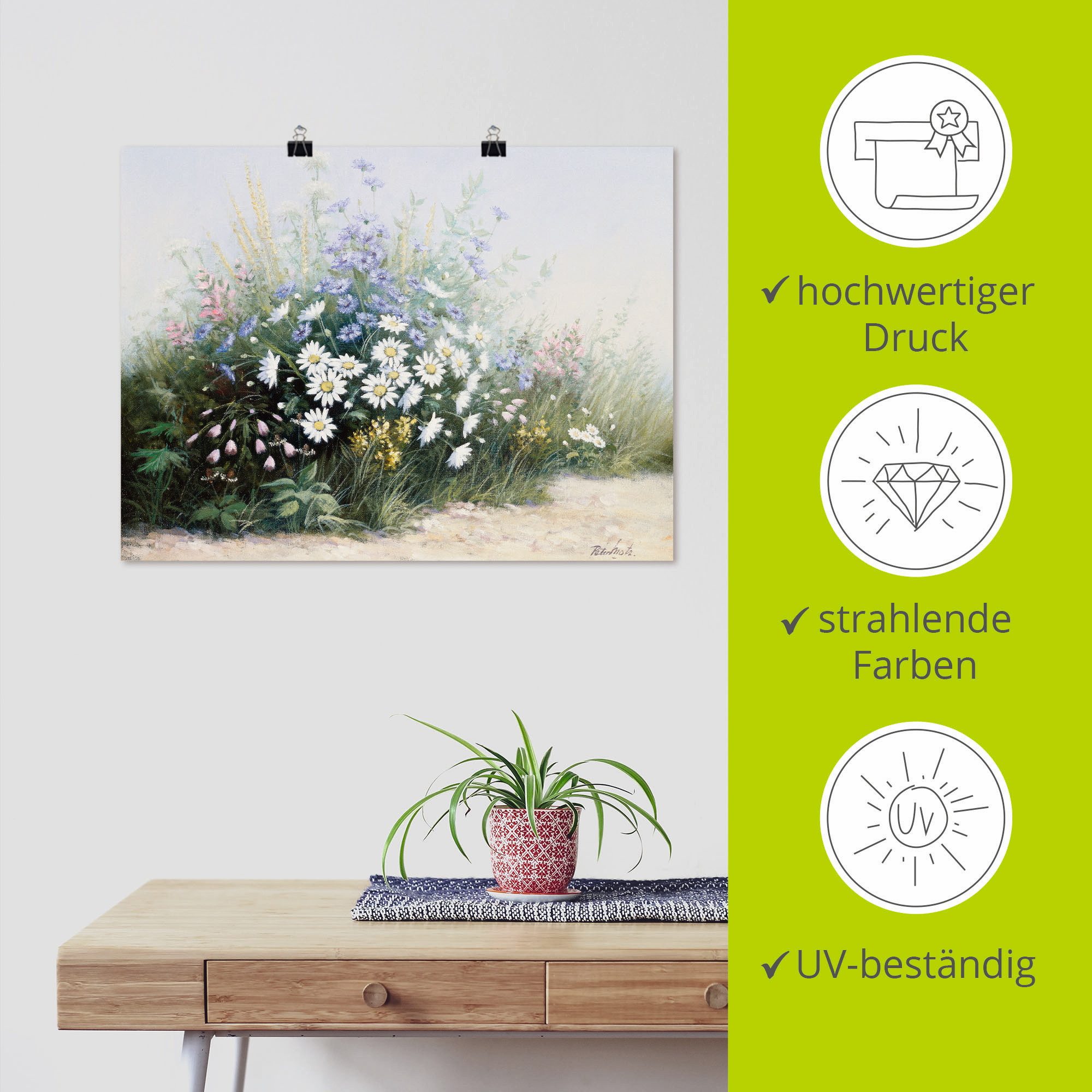 Artland Artprint Bloemen serenade als poster in verschillende formaten maten