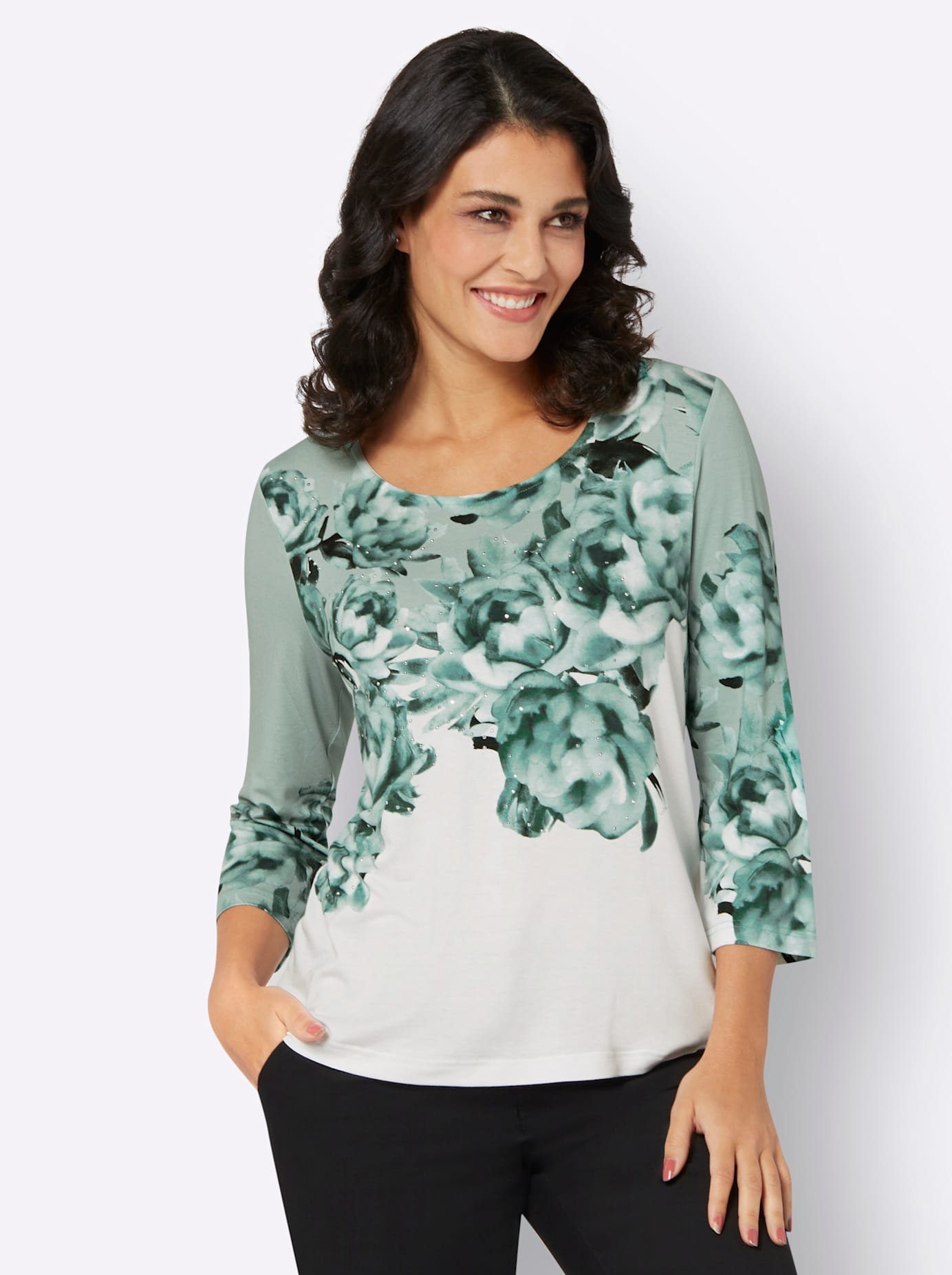 Creation L Shirt met 3/4-mouwen Shirt (1-delig)