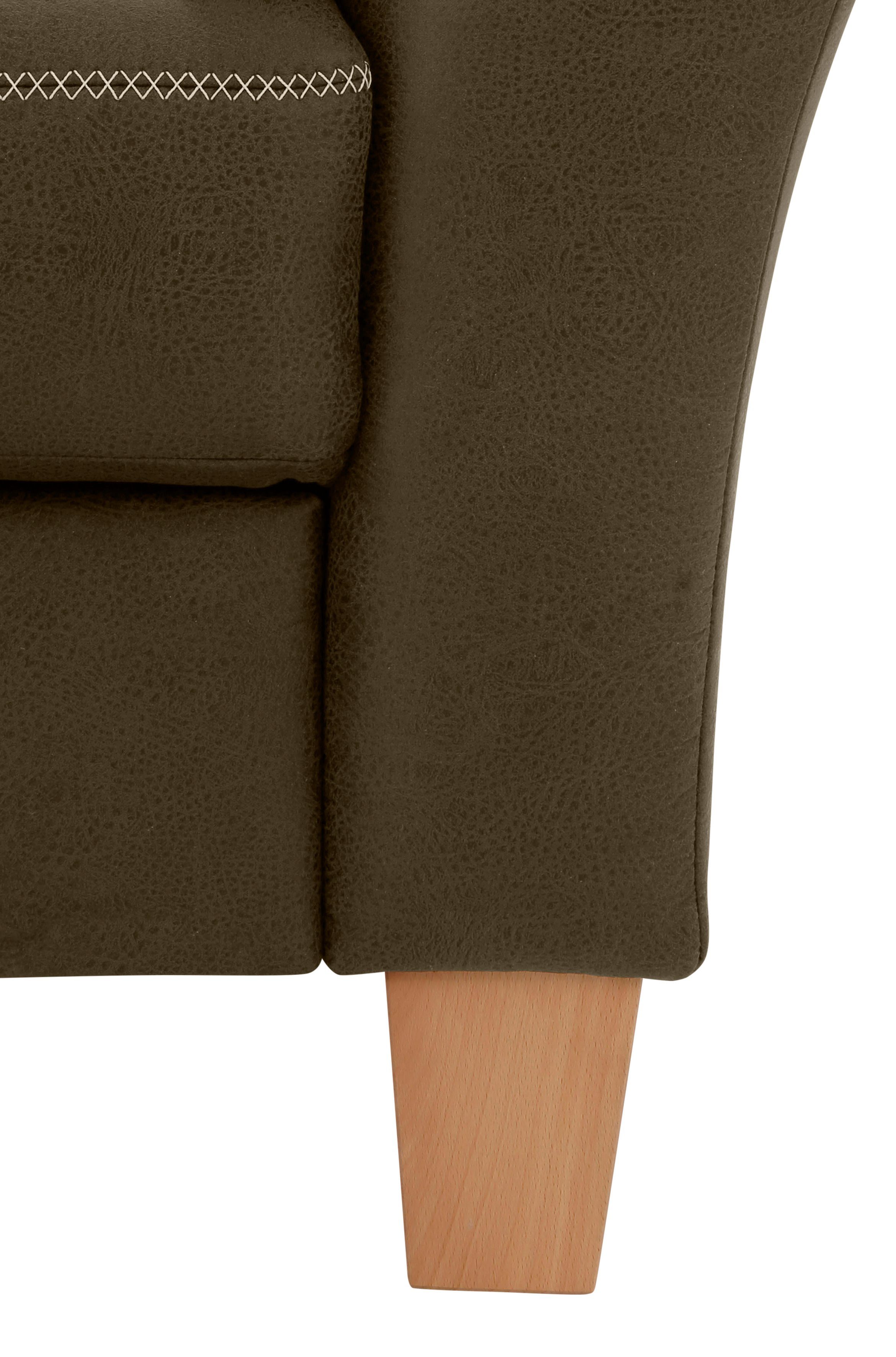Home affaire Hoekbank Soleo L-model comfortabel door trapezehoek met relaxfunctie, ook met slaapfunctie