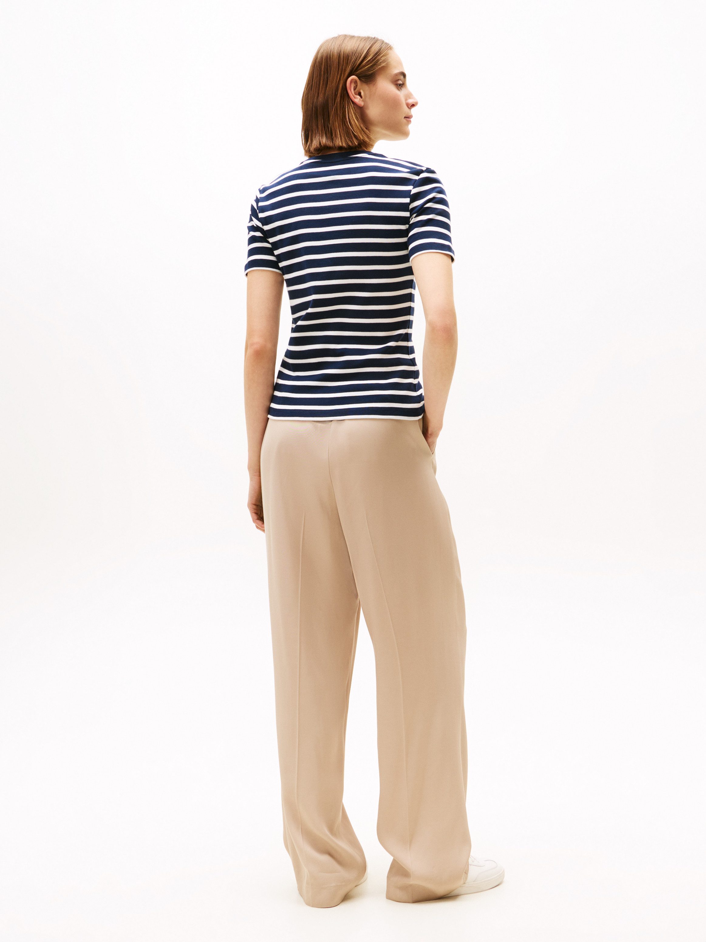 Tommy Hilfiger T-shirt SLIM CODY C-NK SS met geborduurd logo