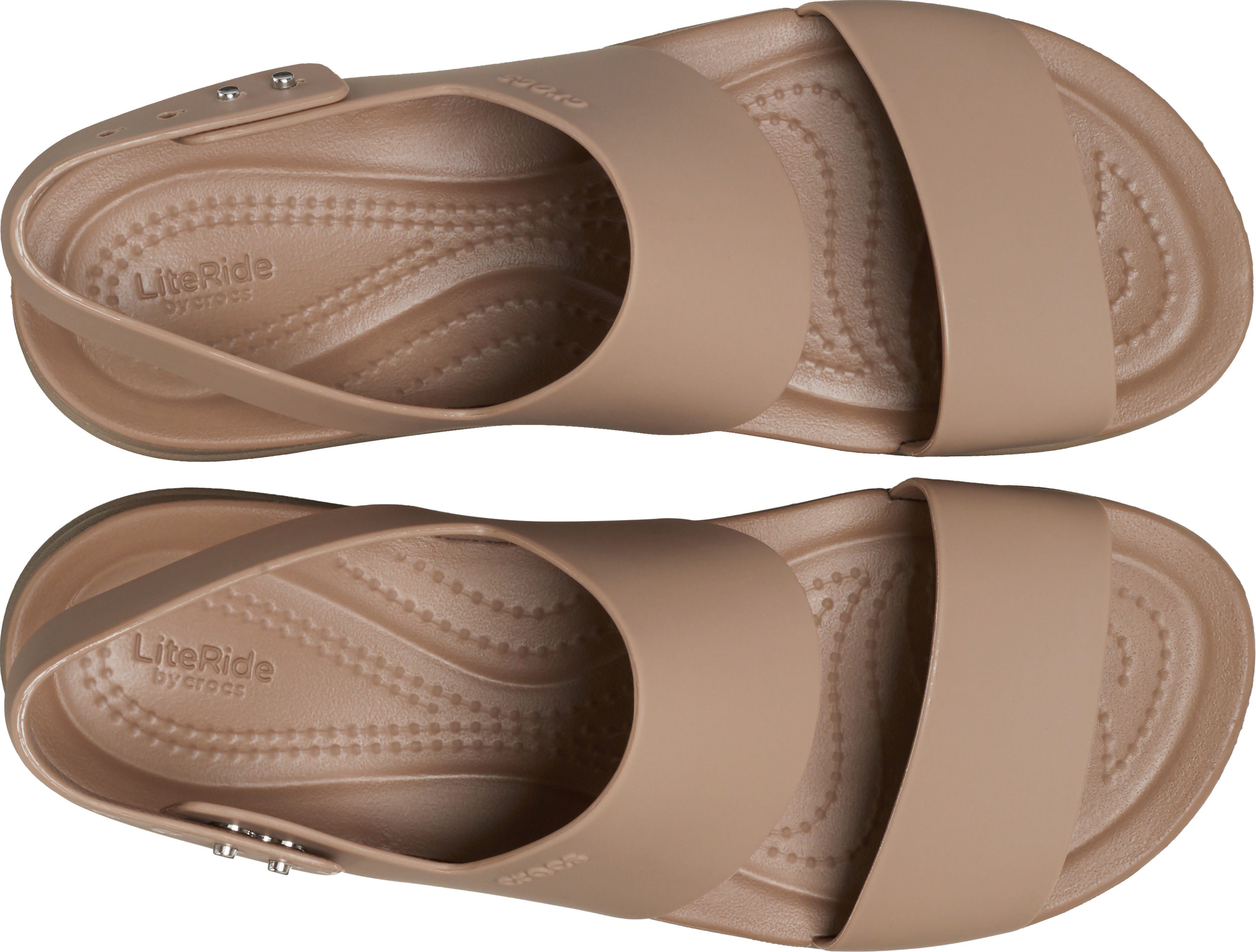 Crocs Sleehaksandaaltjes Brooklyn Low Wedge zomerschoen, sandaal, sleehak, met modieuze plateauzool