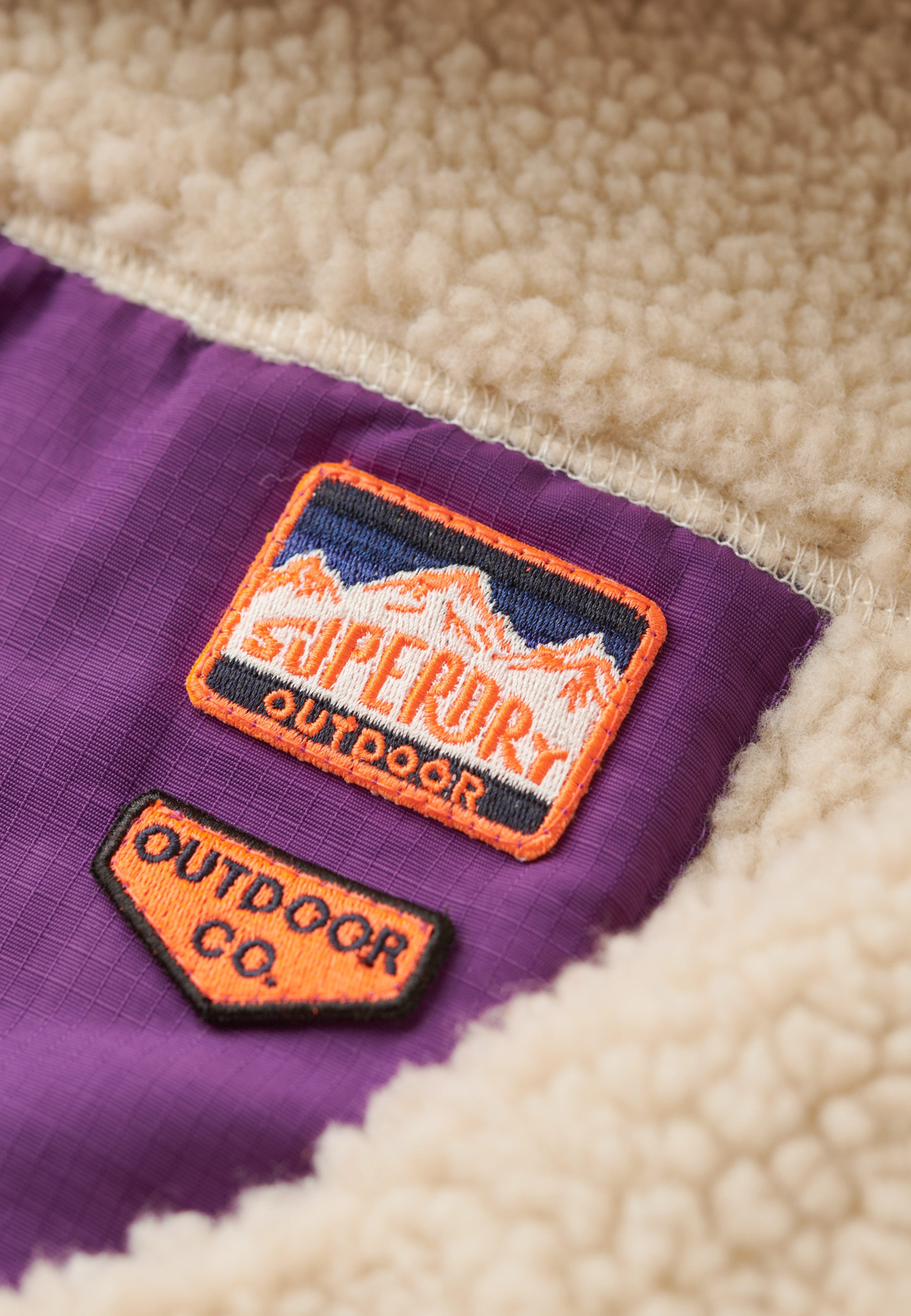 Superdry Fleecetrui VINTAGE RETRO HALF ZIP FLEECE