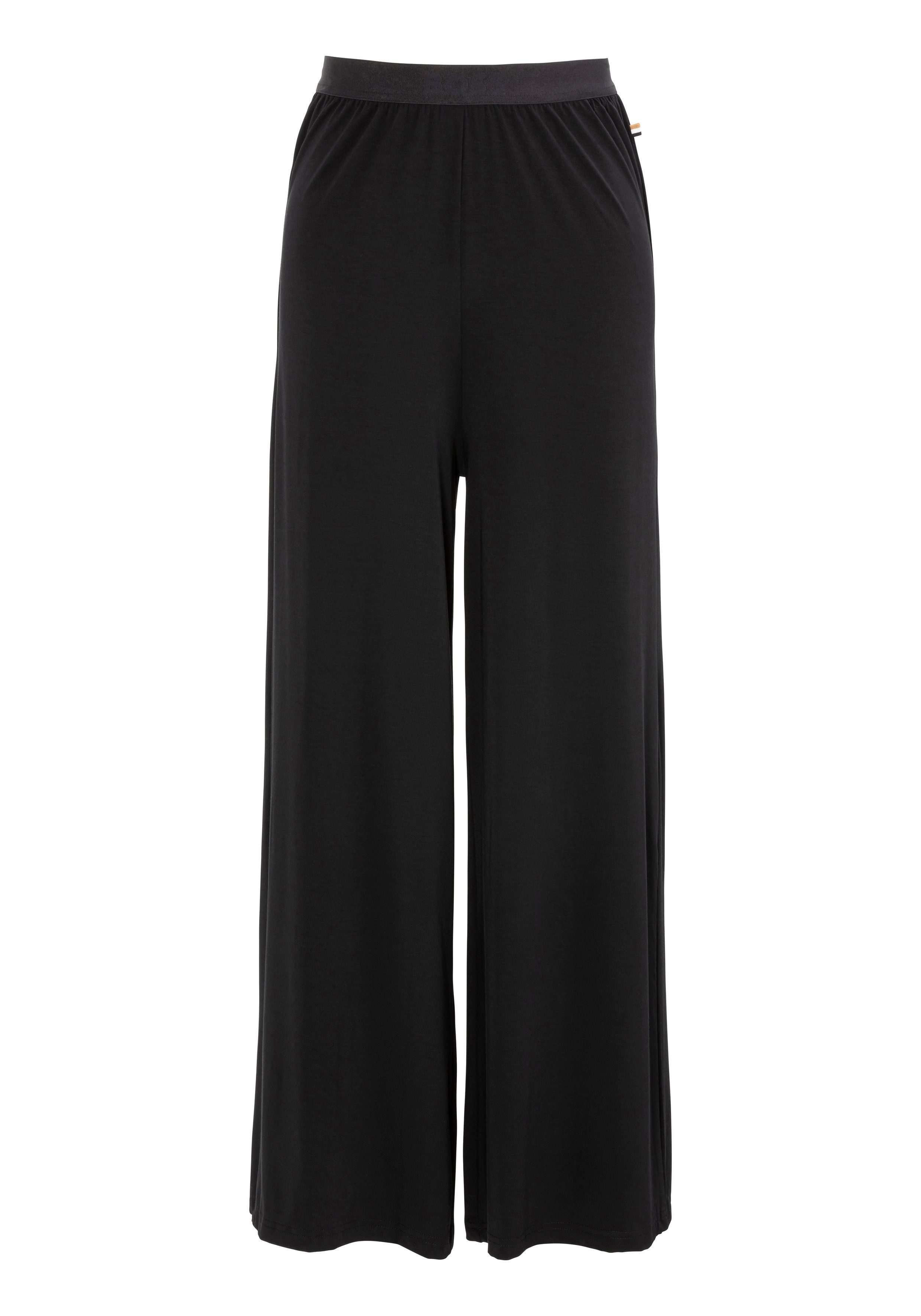 BOSS Pyjamabroek Bea_Pants met boss-logo tailleband dames nachtkleding maat XS zwart