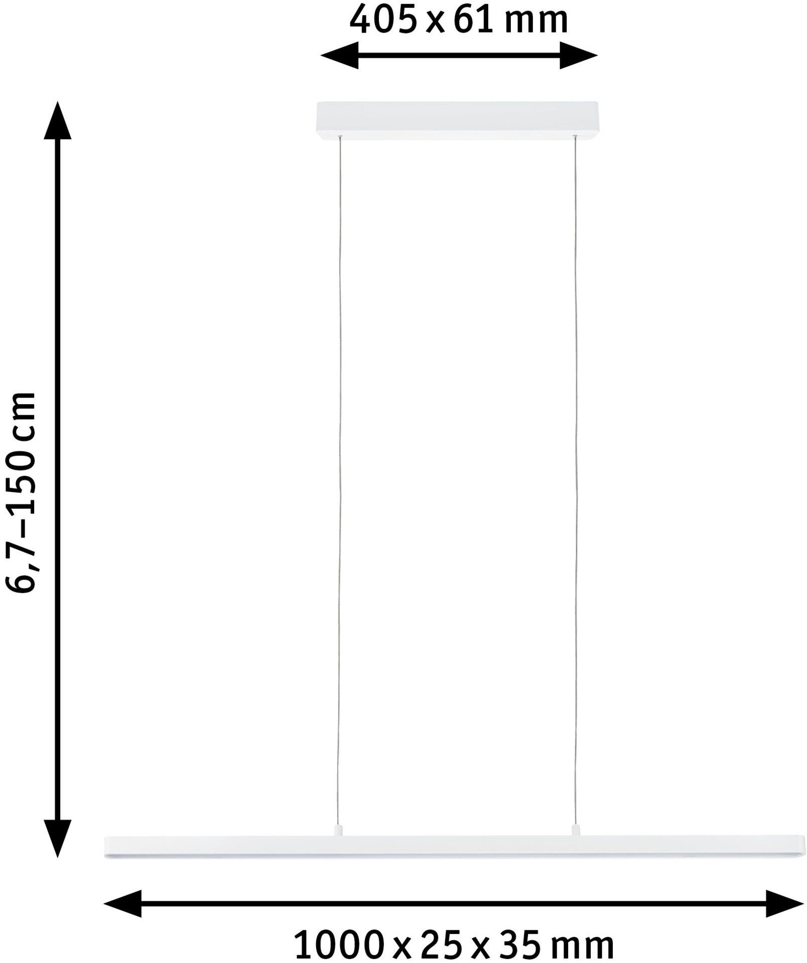 Paulmann Led-hanglamp Lento (1 stuk)
