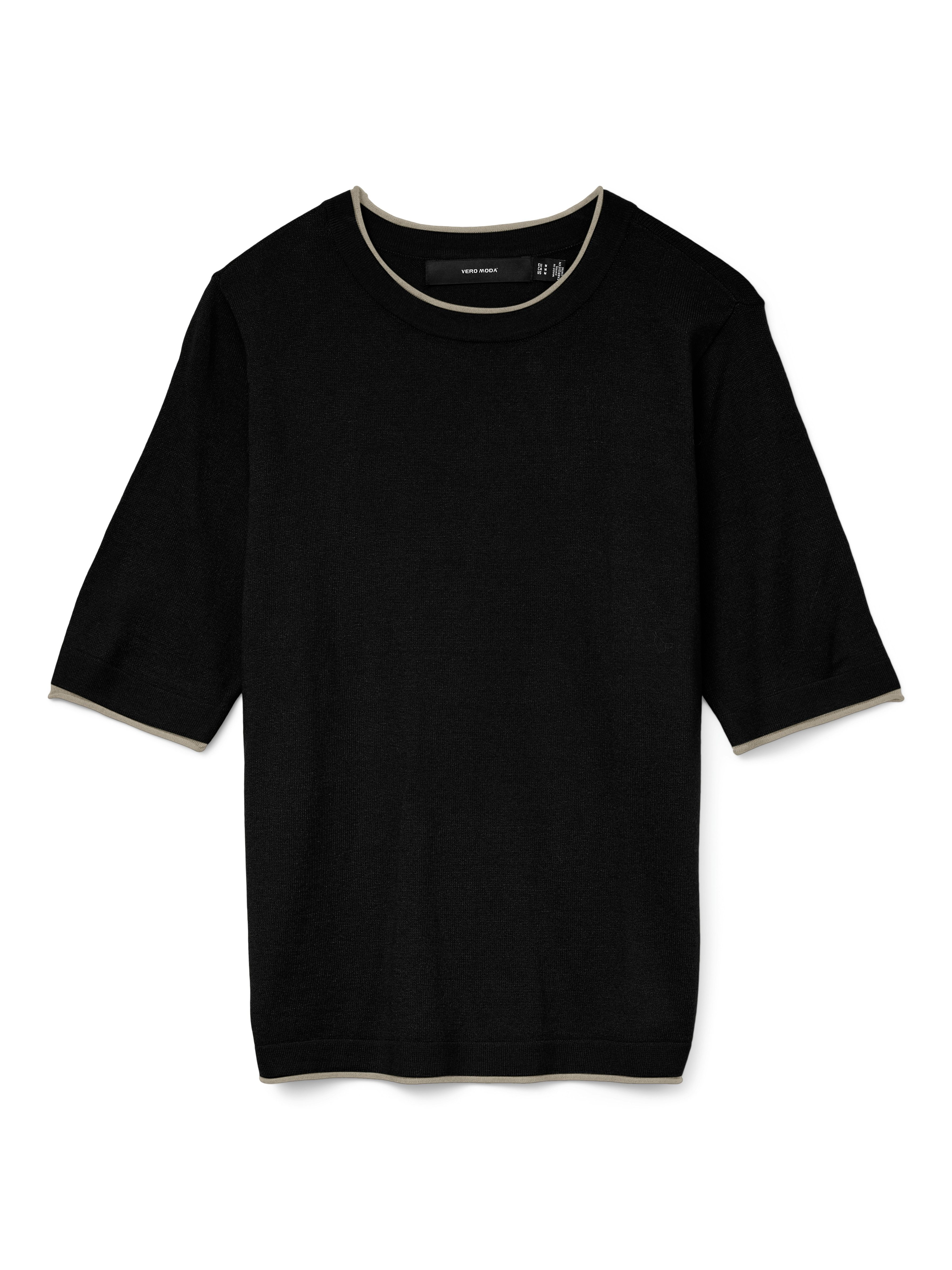 Vero Moda Trui met korte mouwen VMBREEZE SS O-NECK PULLOVER BOO