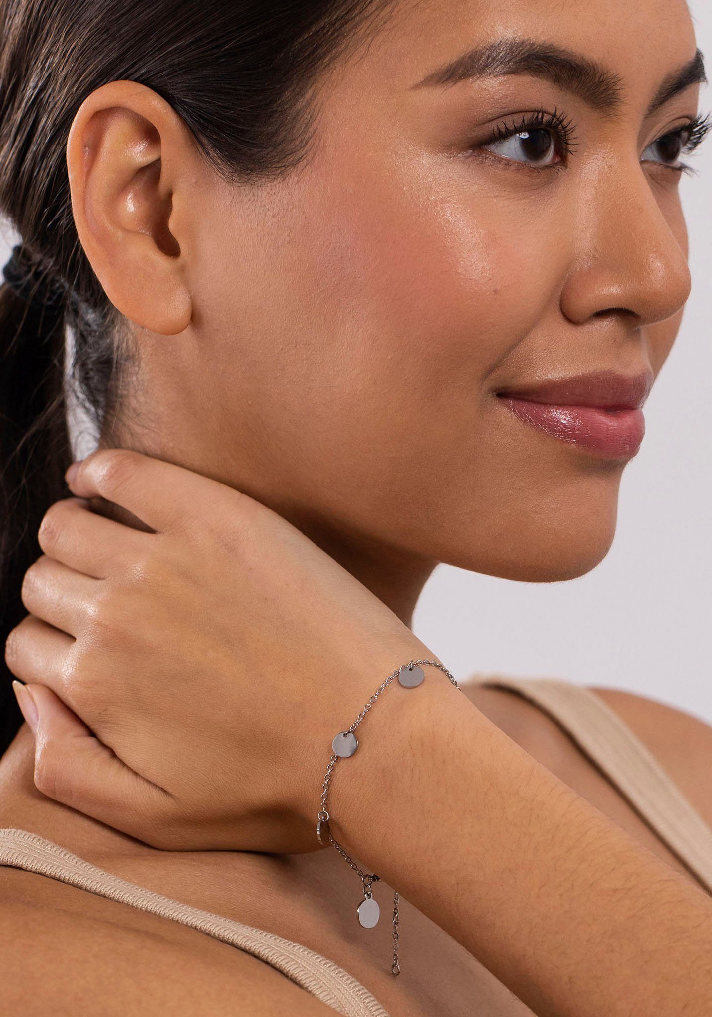 Purelei Armband Sieraad cadeau Kalea, plaatje, cirkel, rond, Bracelet-Kalea met jurk, overhemd, jeans, sportschoenen! gelegenheid verjaardag kerstmis