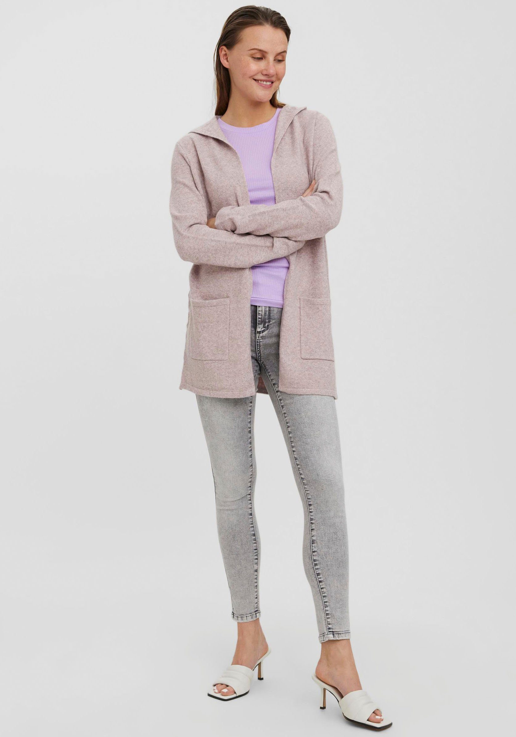 Vero Moda Vest VMDOFFY LS OPEN HOOD CARDIGAN GA NOOS