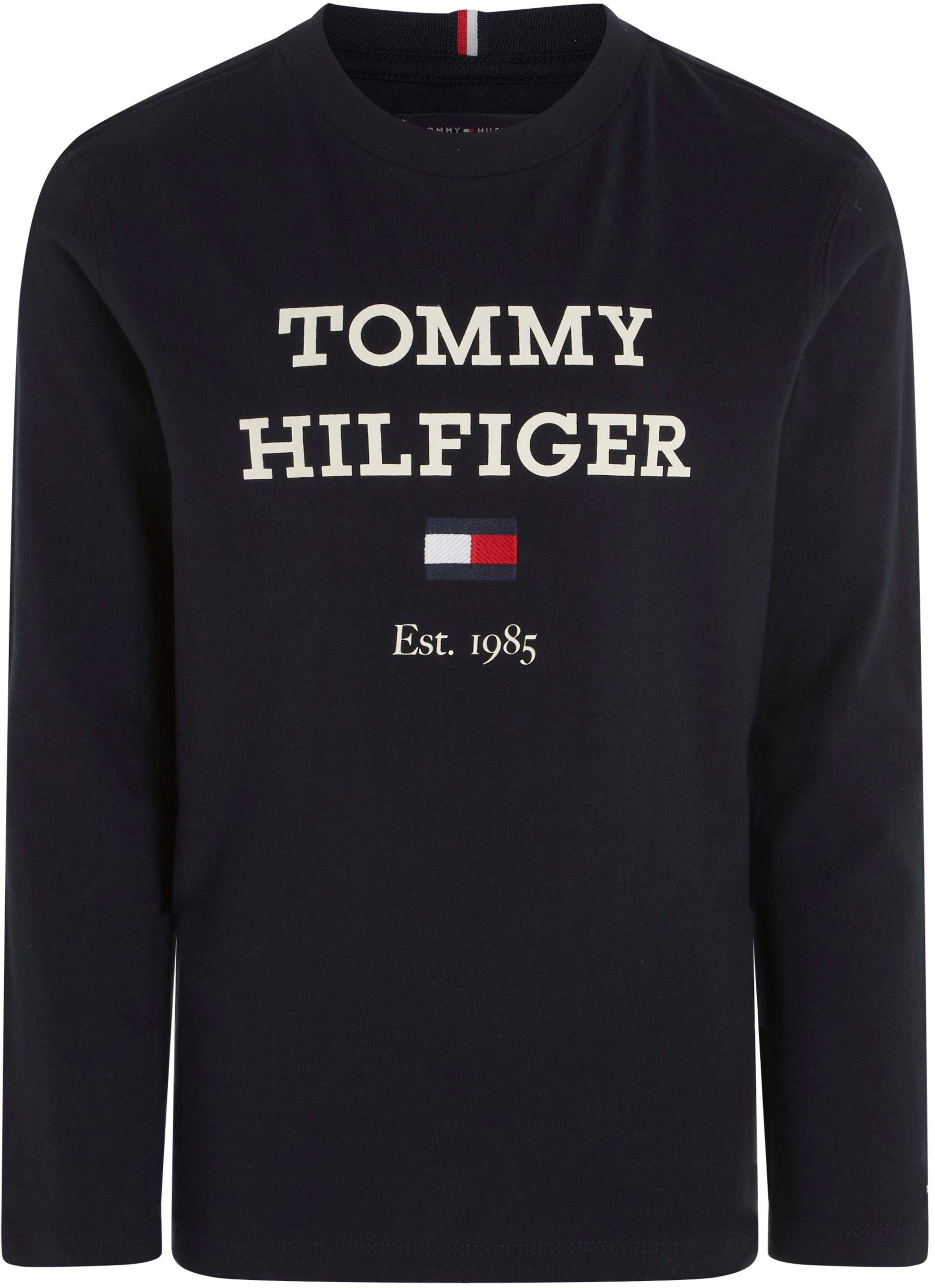 Tommy Hilfiger Shirt met lange mouwen TH LOGO TEE L S