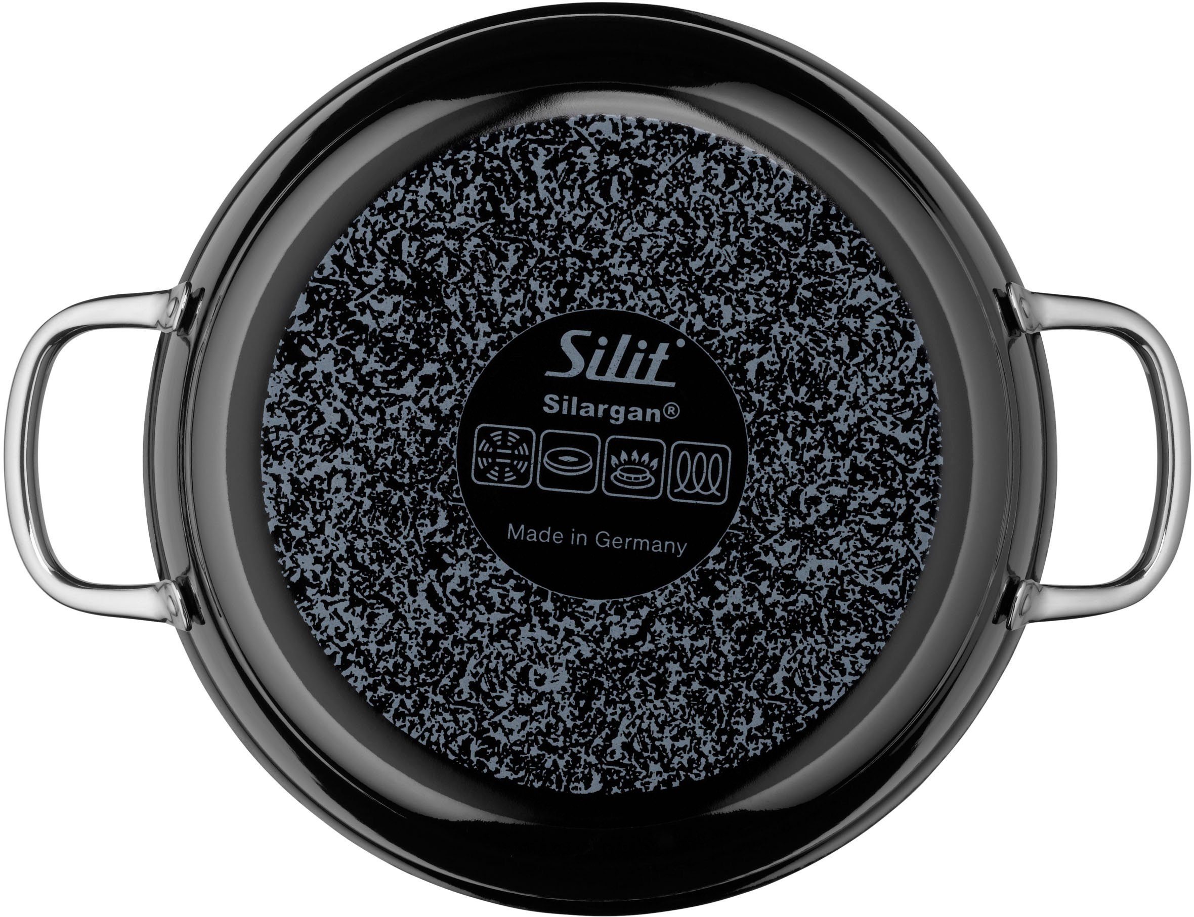 Silit Hapjespan Professional B+S koekenpan krast- / slijtvast, geschikt voor alle soorten fornuizen, made in germany (1-delig)