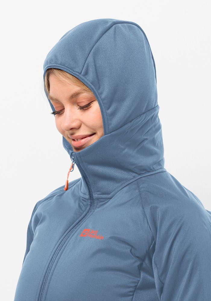 Jack Wolfskin Fleecejack met capuchon ALPGRAT PRO INS FZ W