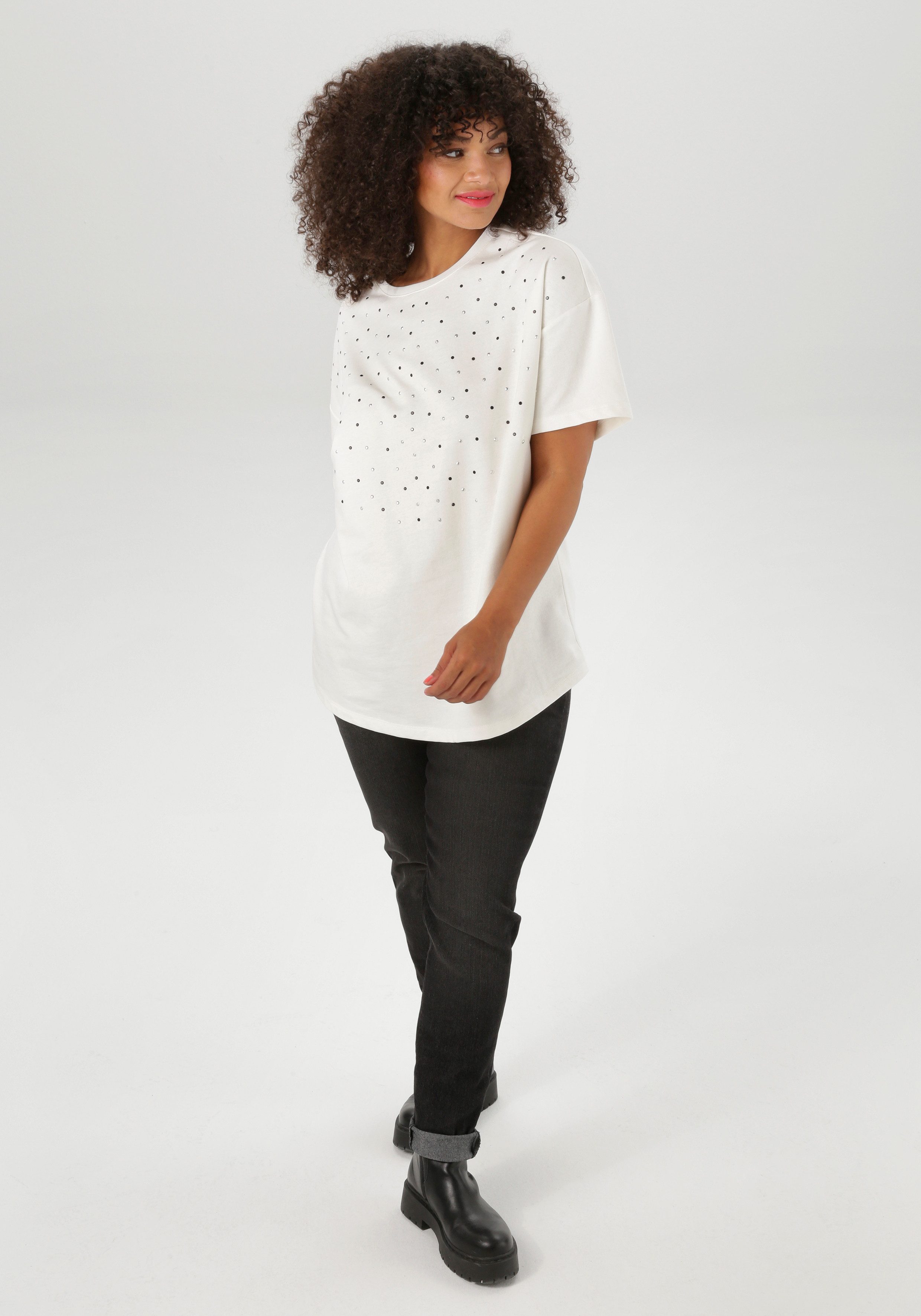 Aniston PLUS Shirt met korte mouwen