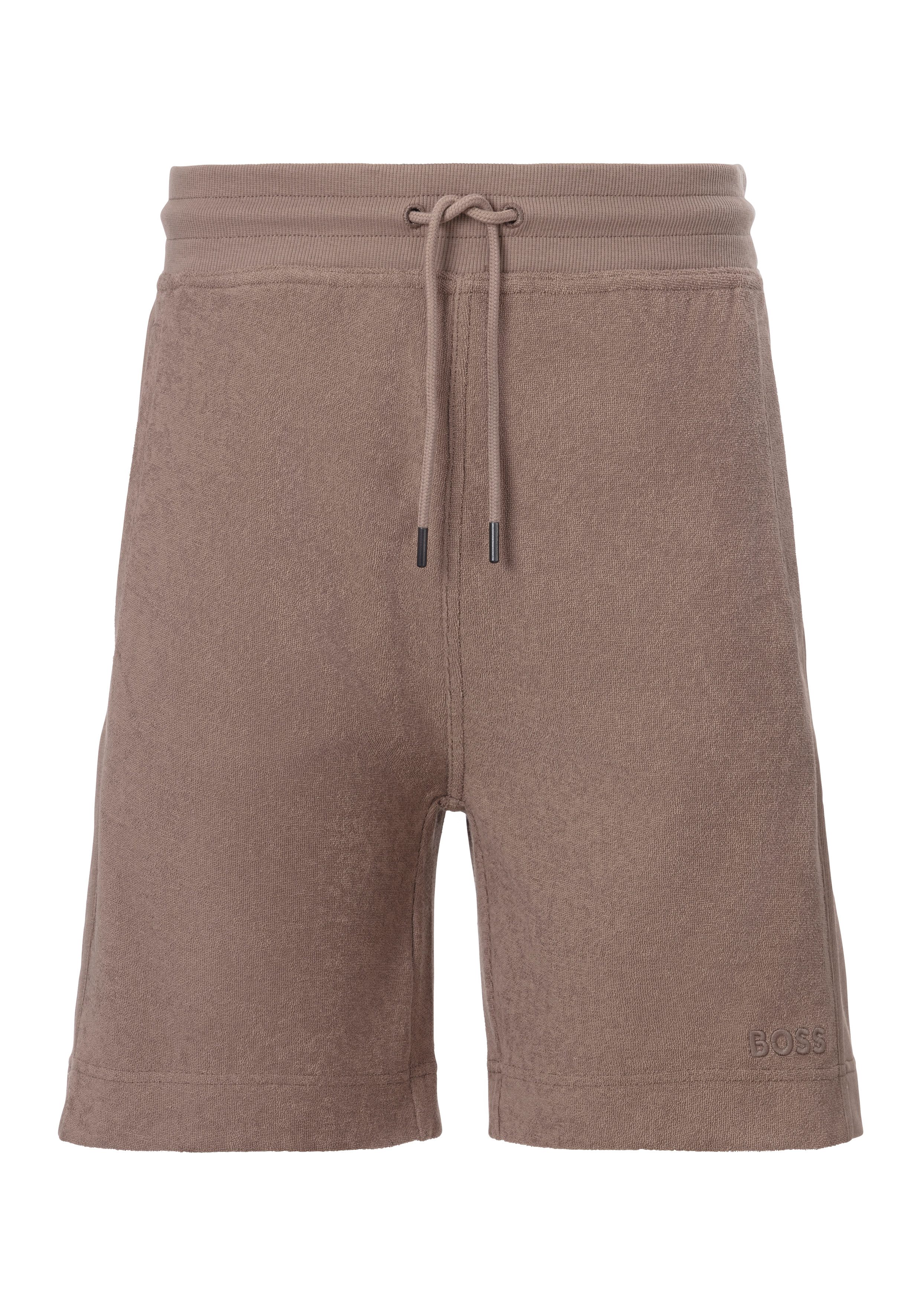 Boss Orange Geweven broek SeeTowel met koord heren casual broeken maat XXXL bruin