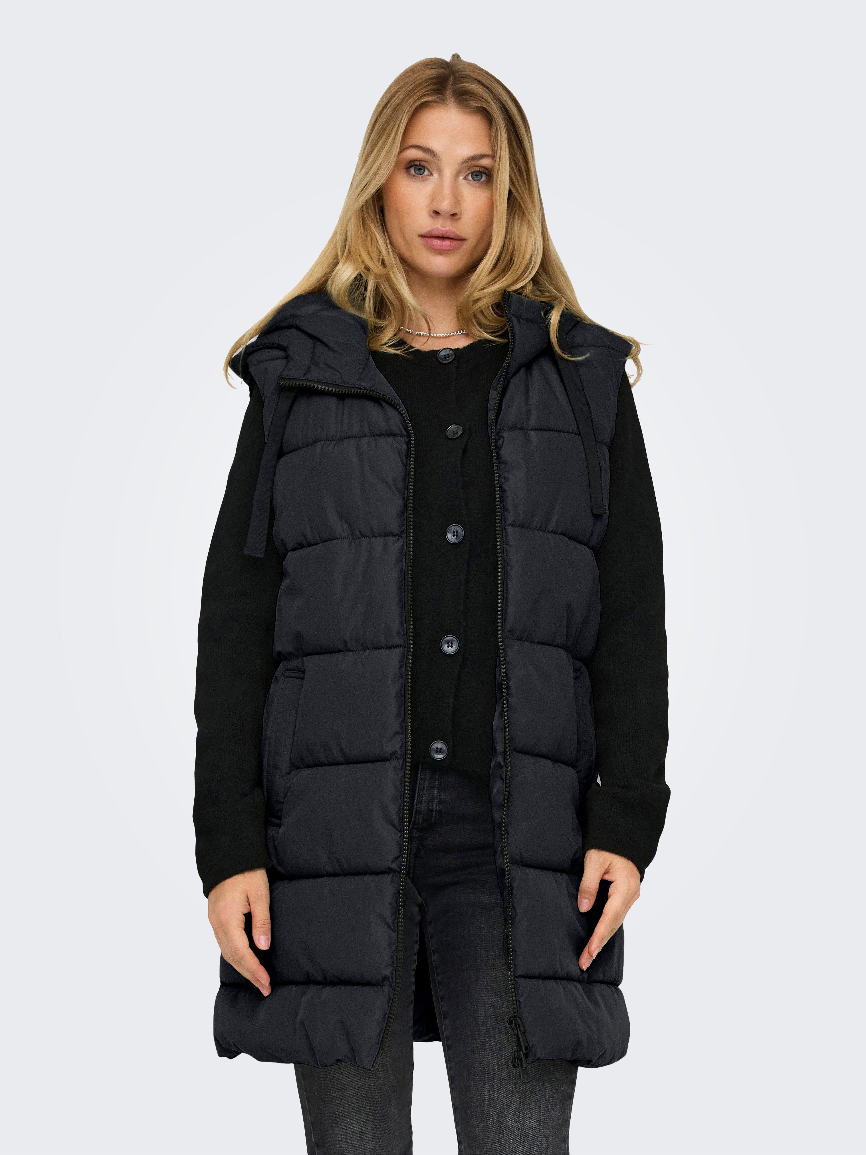 Only Gilet ONLCLAIR PUFFER HOOD WAISTCOAT OTW CC