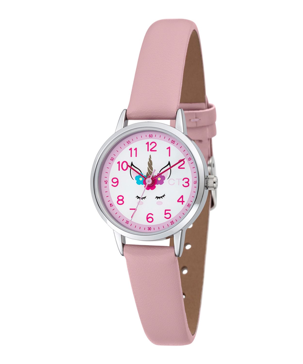 COOL TIME Kwartshorloge The Cool Rose Unicorn Horloge, kinderhorloge, meisje, analoog