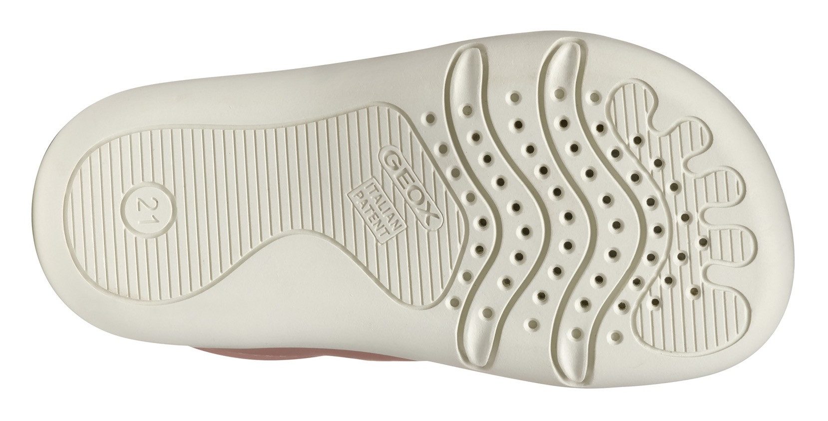 Geox Sneakers B STEPPIEUP GIRL , sneaker, klittenbandschoen, babyschoen met modieuze perforatie
