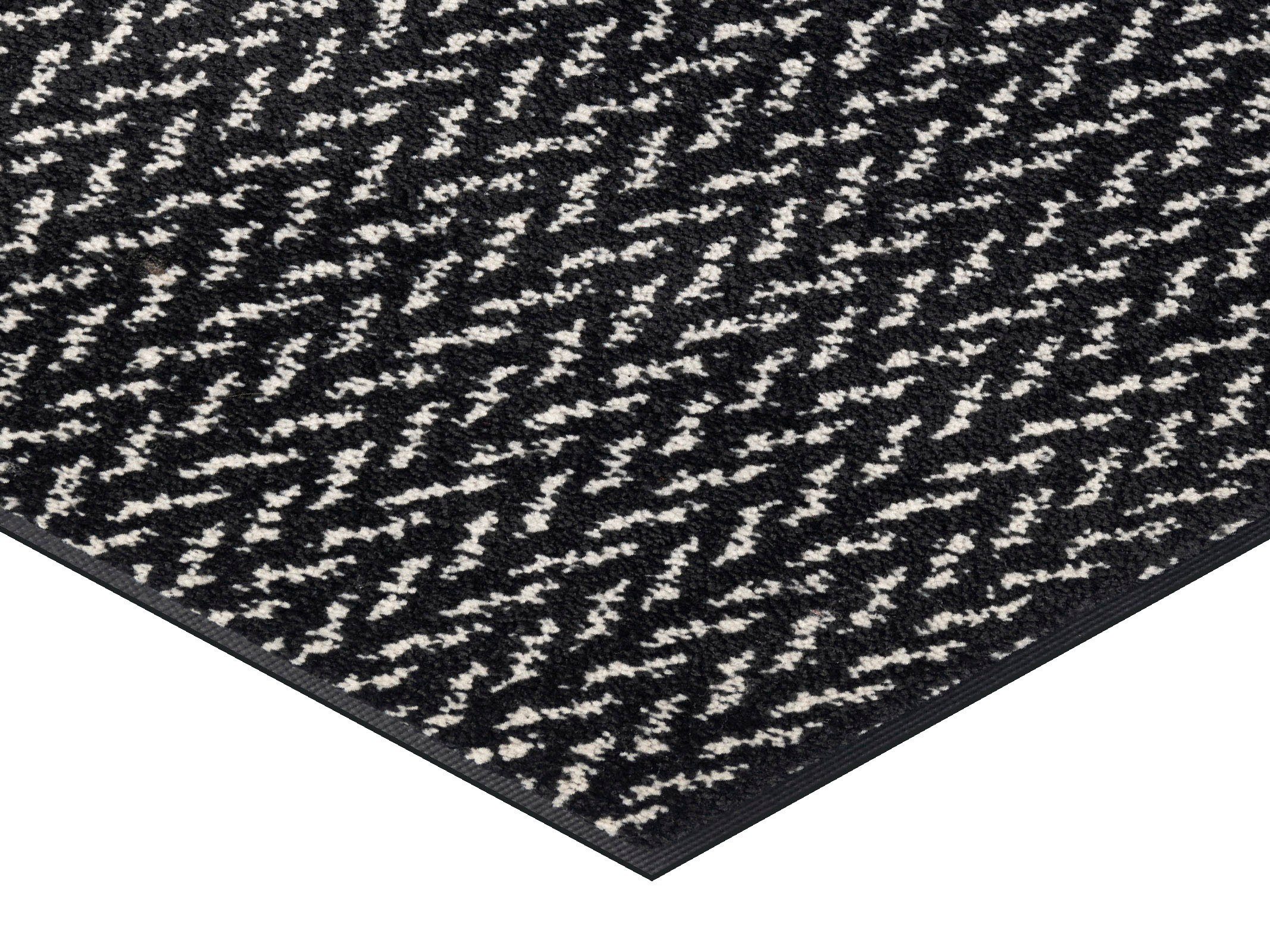 wash+dry by Kleen-Tex Loper Duo Pepper Inloopmatten, antislip, geschikt voor binnen en buiten, wasbaar