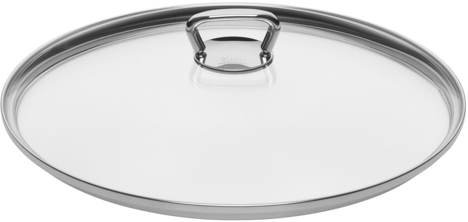 Silit Groentepan Soeppan inductie met glazen deksel geschikt voor alle soorten fornuizen, kookpan met extra hoge rand 12l (set, 2-delig)