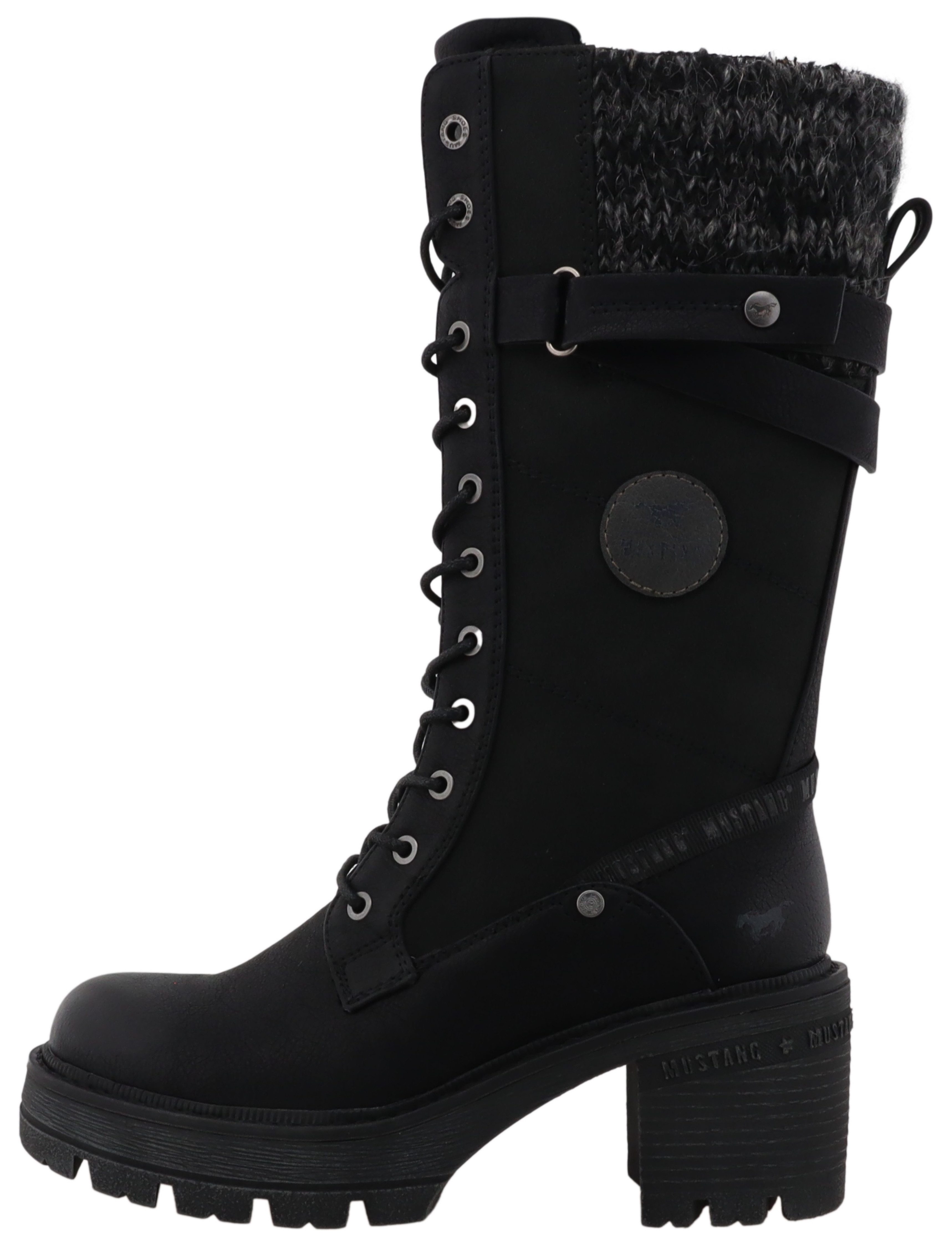 Mustang Shoes Winterlaarzen Madlin Snowboots, winterlaarzen met textielkraag