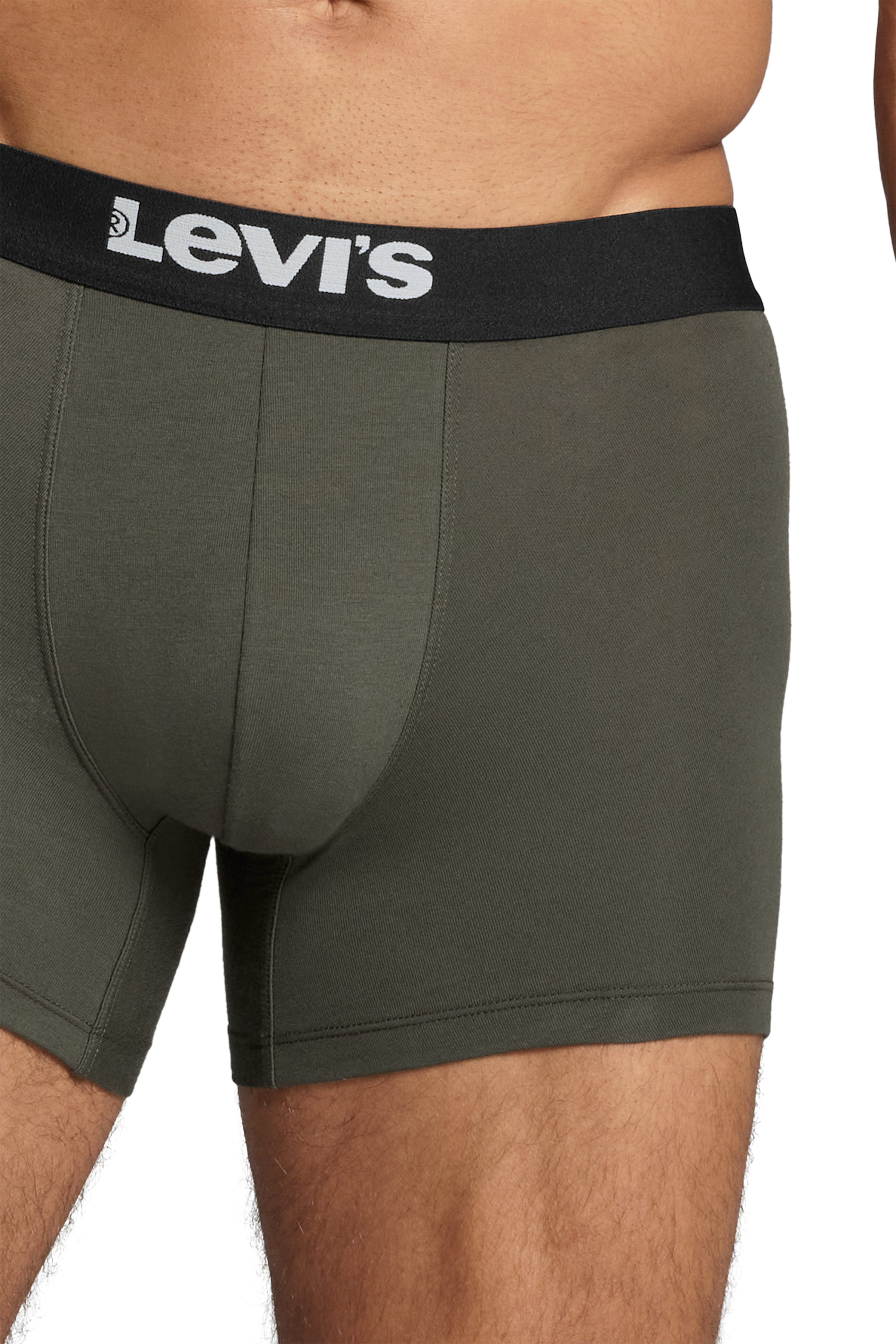 Levi's® Boxershort LEVIS MEN SLD BASC BOXER BRIEF ORG CO 2P (Set van 2)