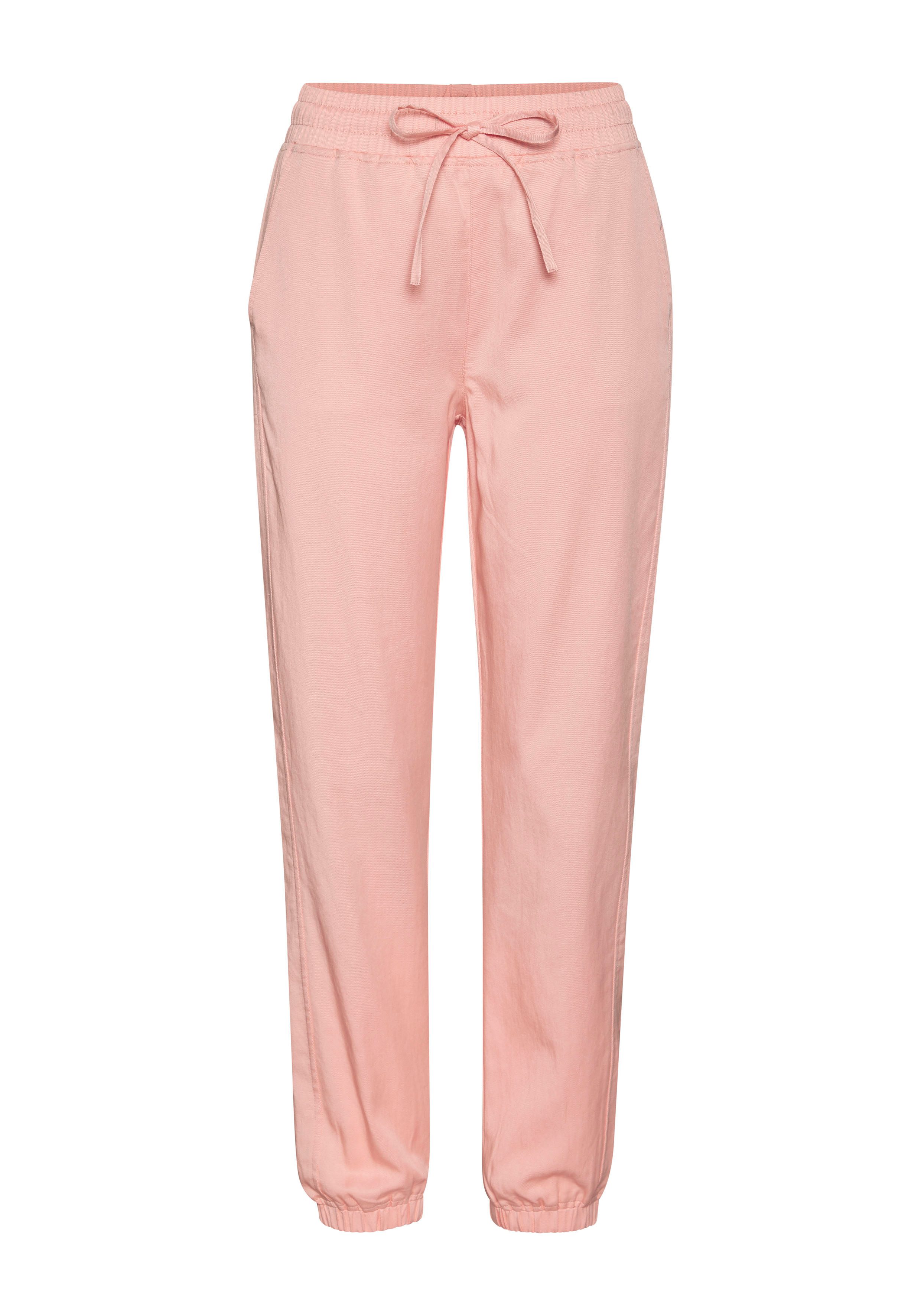 Lascana Comfortbroek van geweven stof, elastische stofbroek met zakken