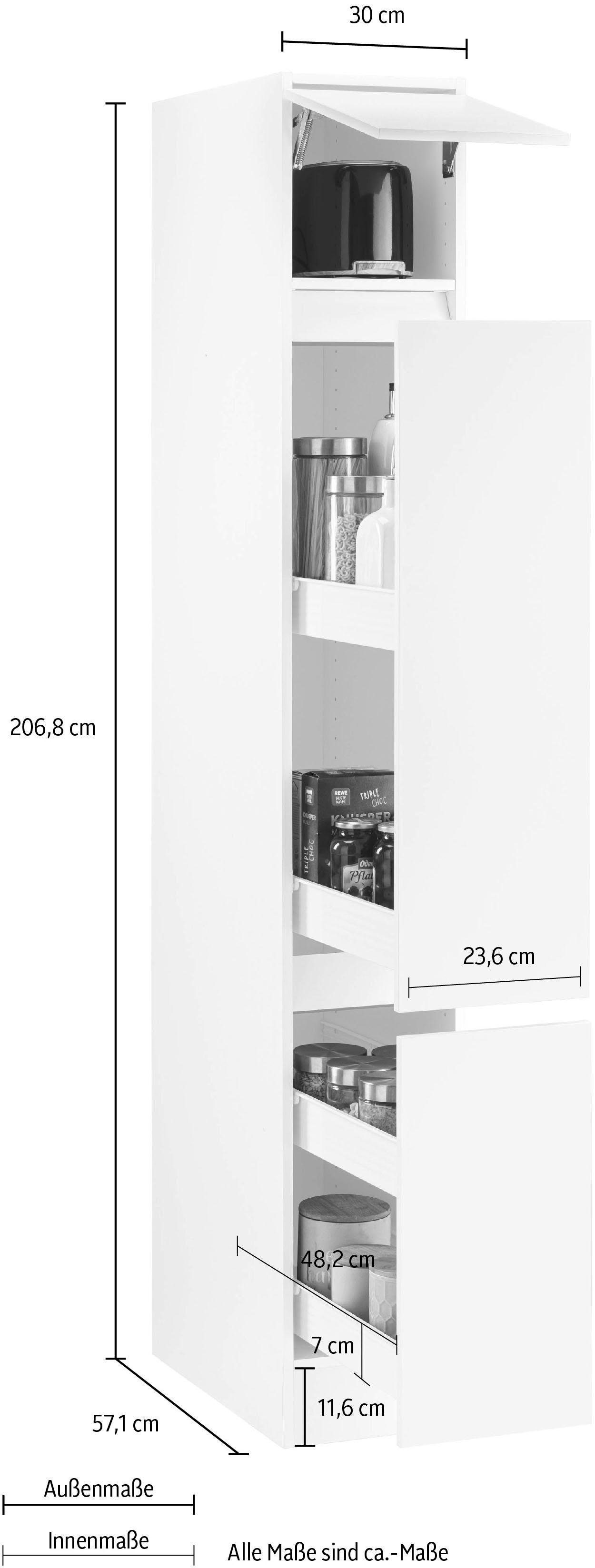 OPTIFIT Apothekerskast Roth Breedte 30 cm